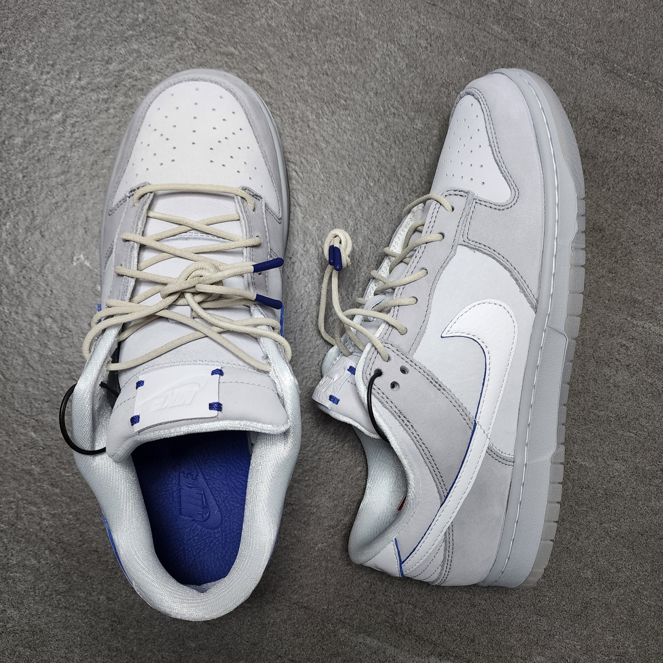 Nike Dunk Low Wolf Grey and Pure Platinum 착용 스타일 - 4