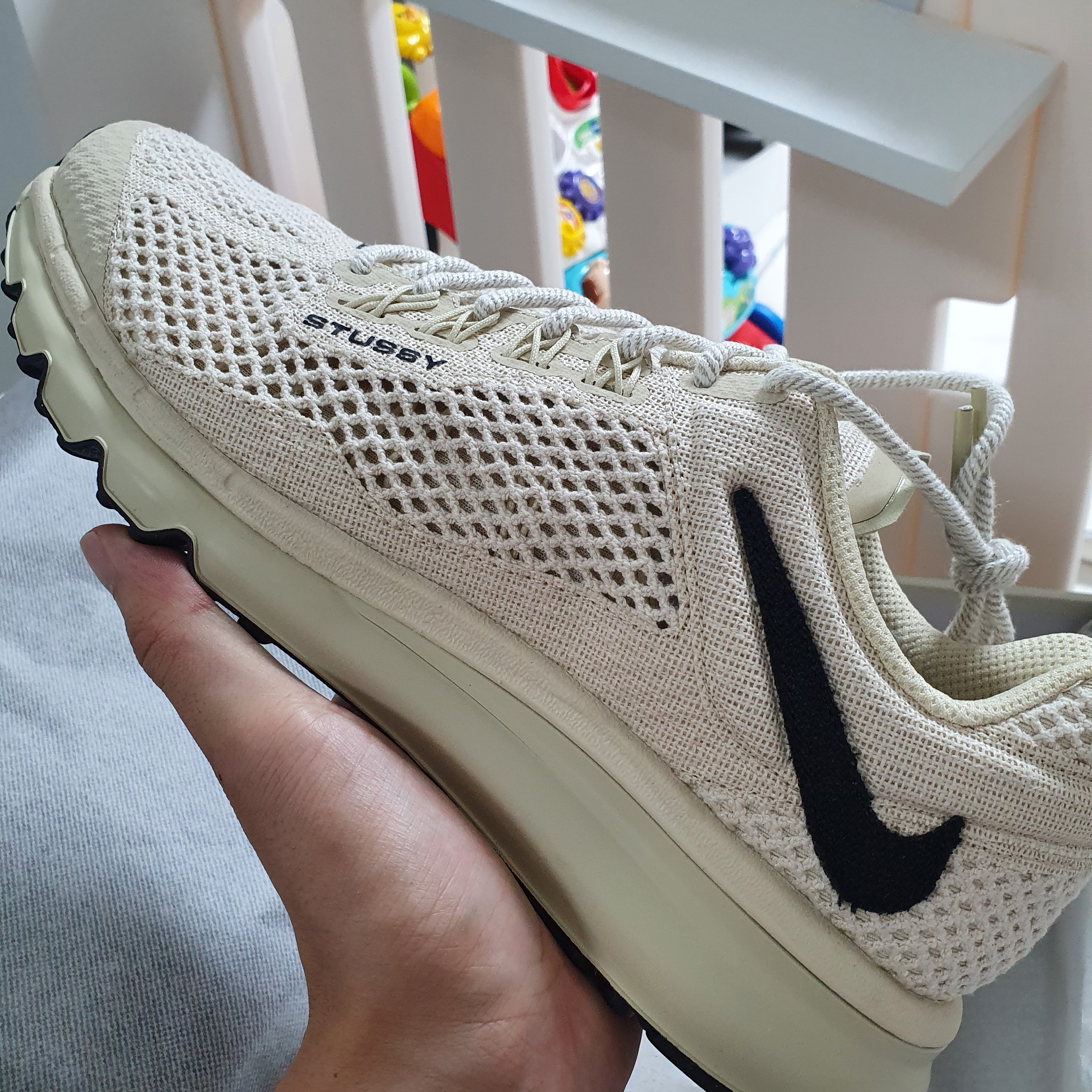 Nike x Stussy Air Max 2013 Fossil 착용 스타일