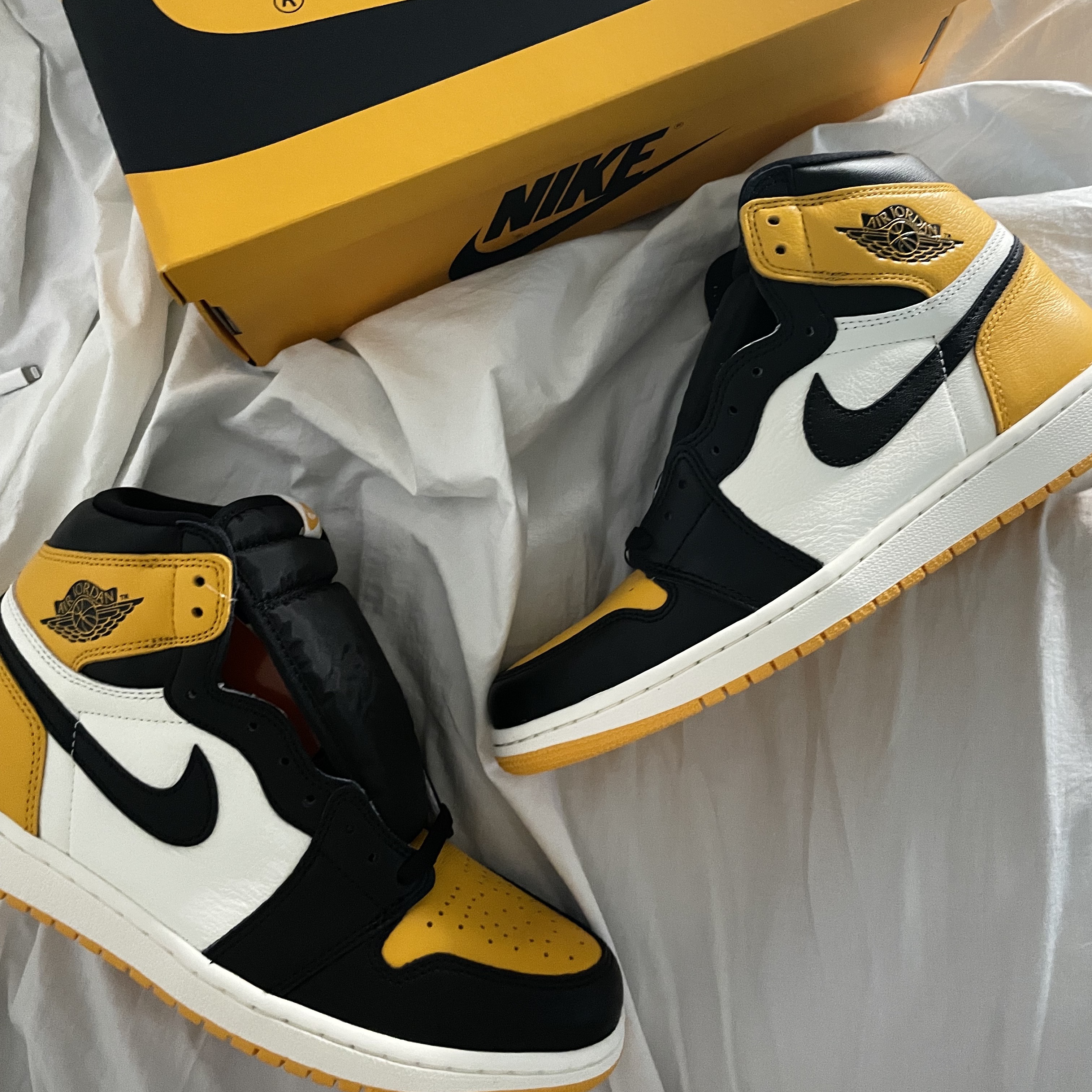 Jordan 1 Retro High OG Taxi 착용 스타일 - 2