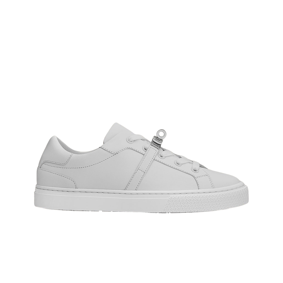(W) 에르메스 데이 스니커즈 카프스킨 & 팔라듐 하드웨어 블랑((W) Hermes Day Sneakers Calfskin & Palladium Blanc) - 1