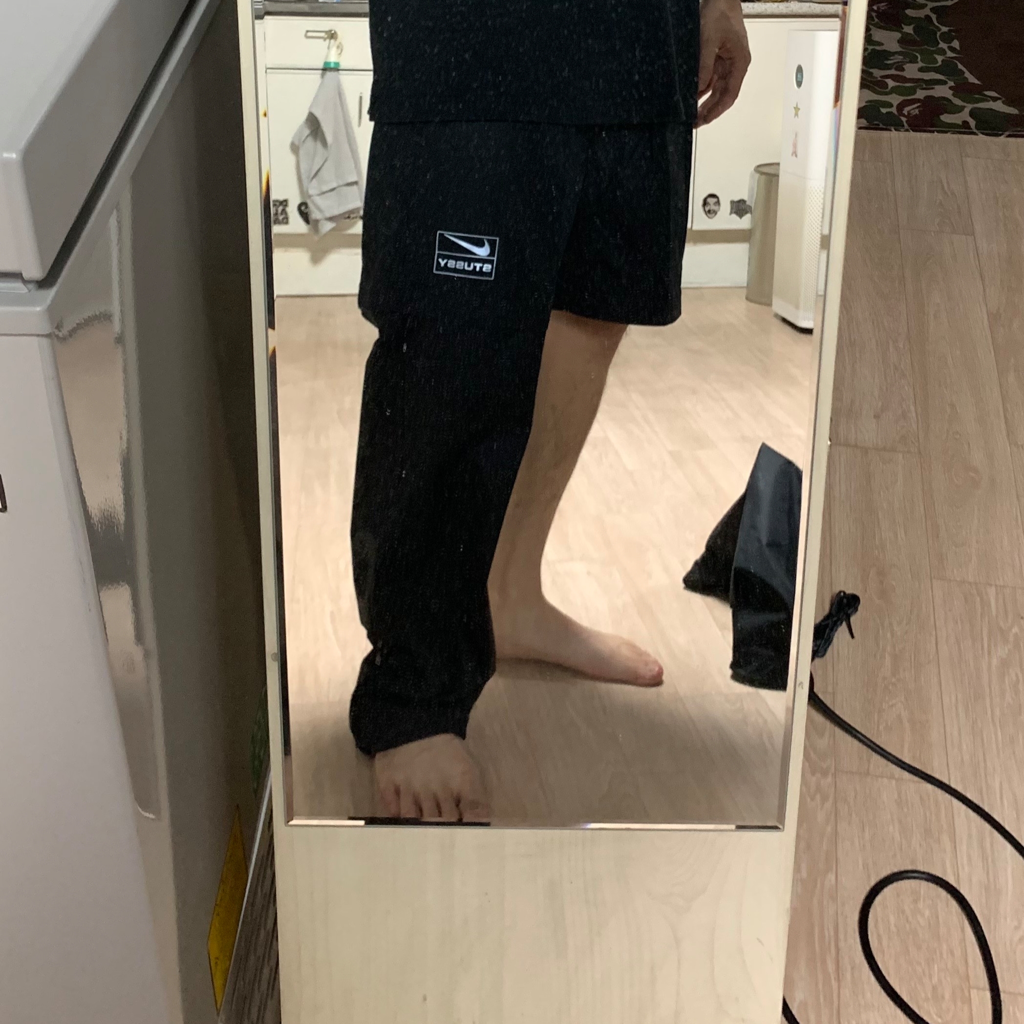 Nike x Stussy NRG FL Storm-Fit Pants Black (DO7170-010) 착용 스타일