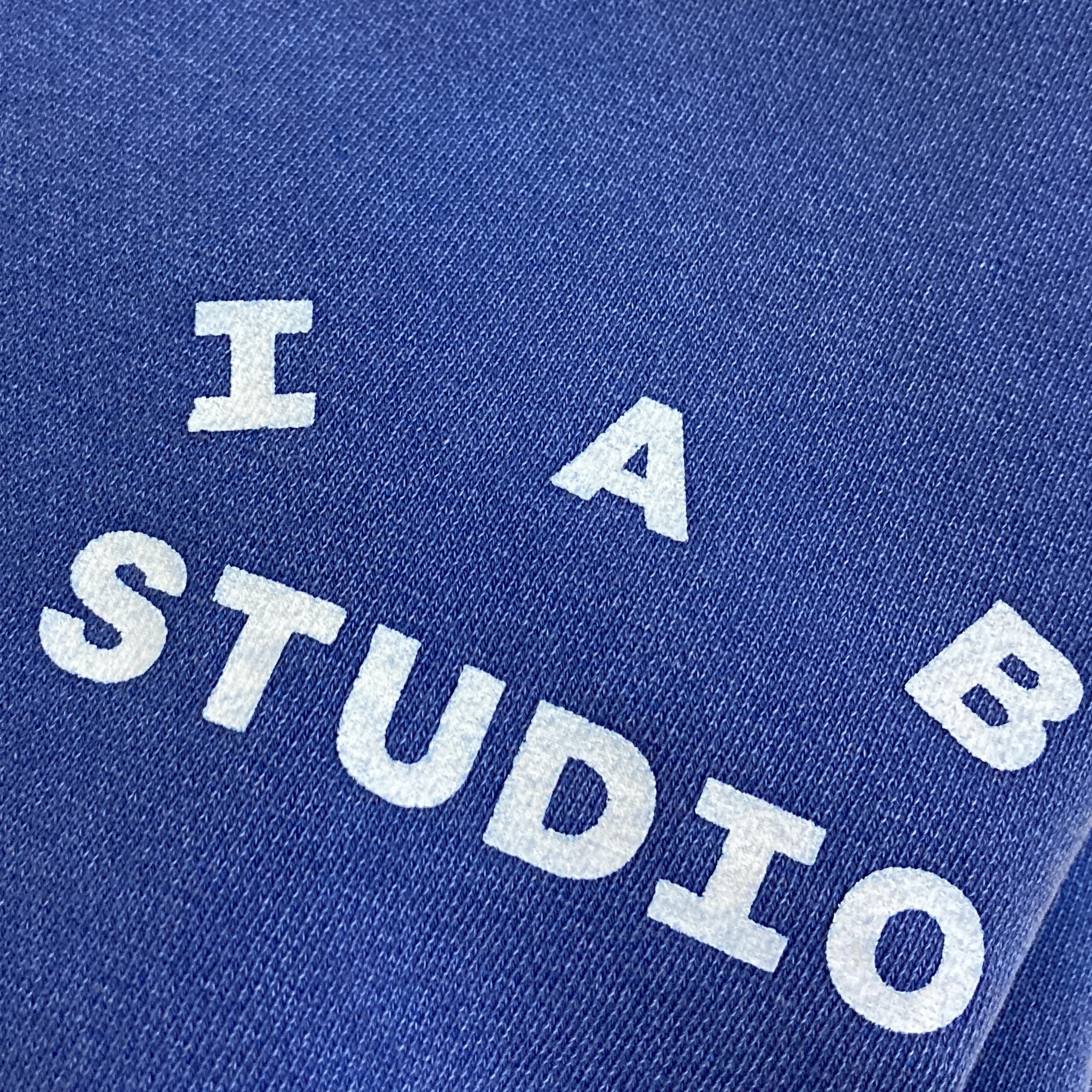 IAB Studio Pigment Hoodie Royal Blue - 22FW 착용 스타일 - 3