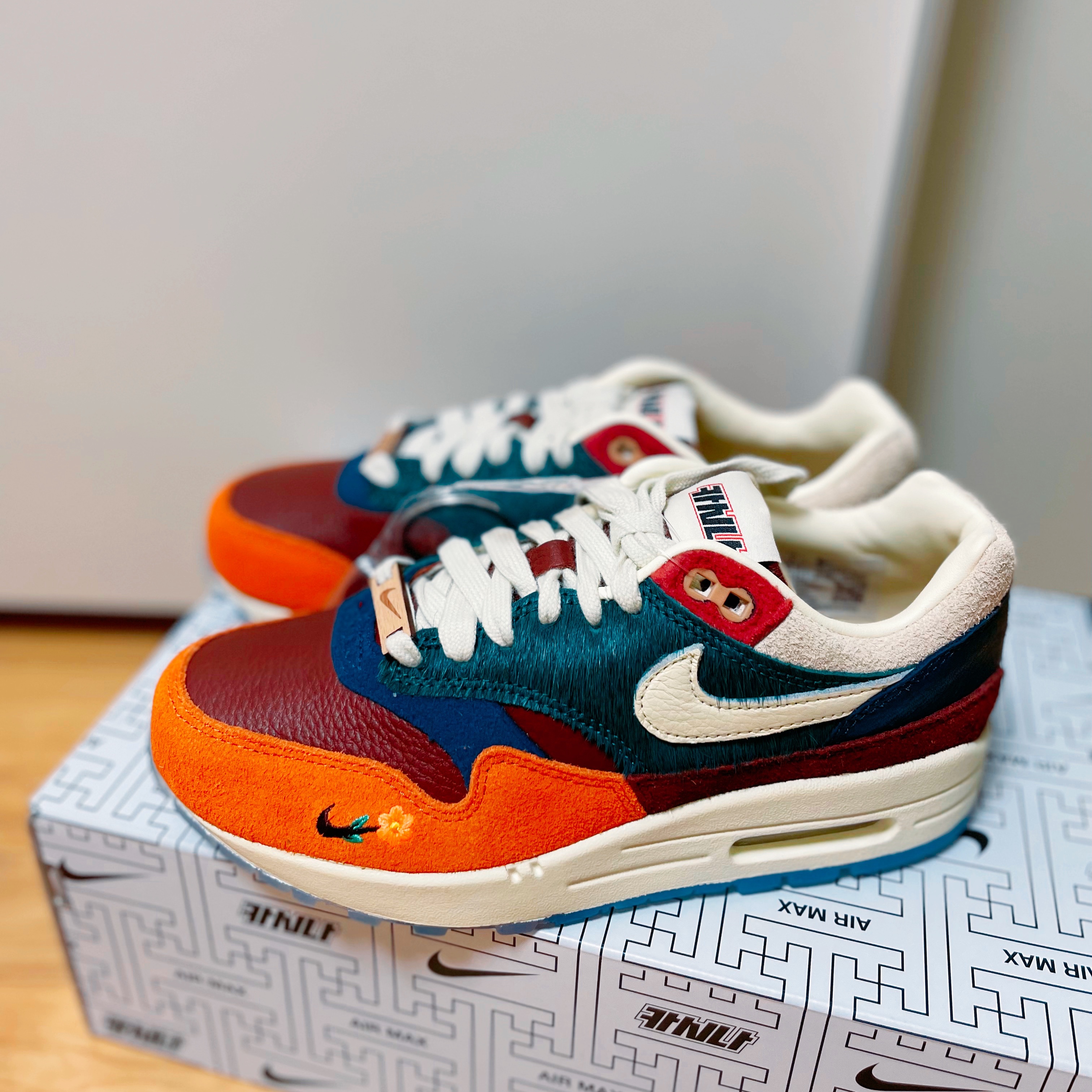 Nike x Kasina Air Max 1 SP Won-Ang Orange 착용 스타일
