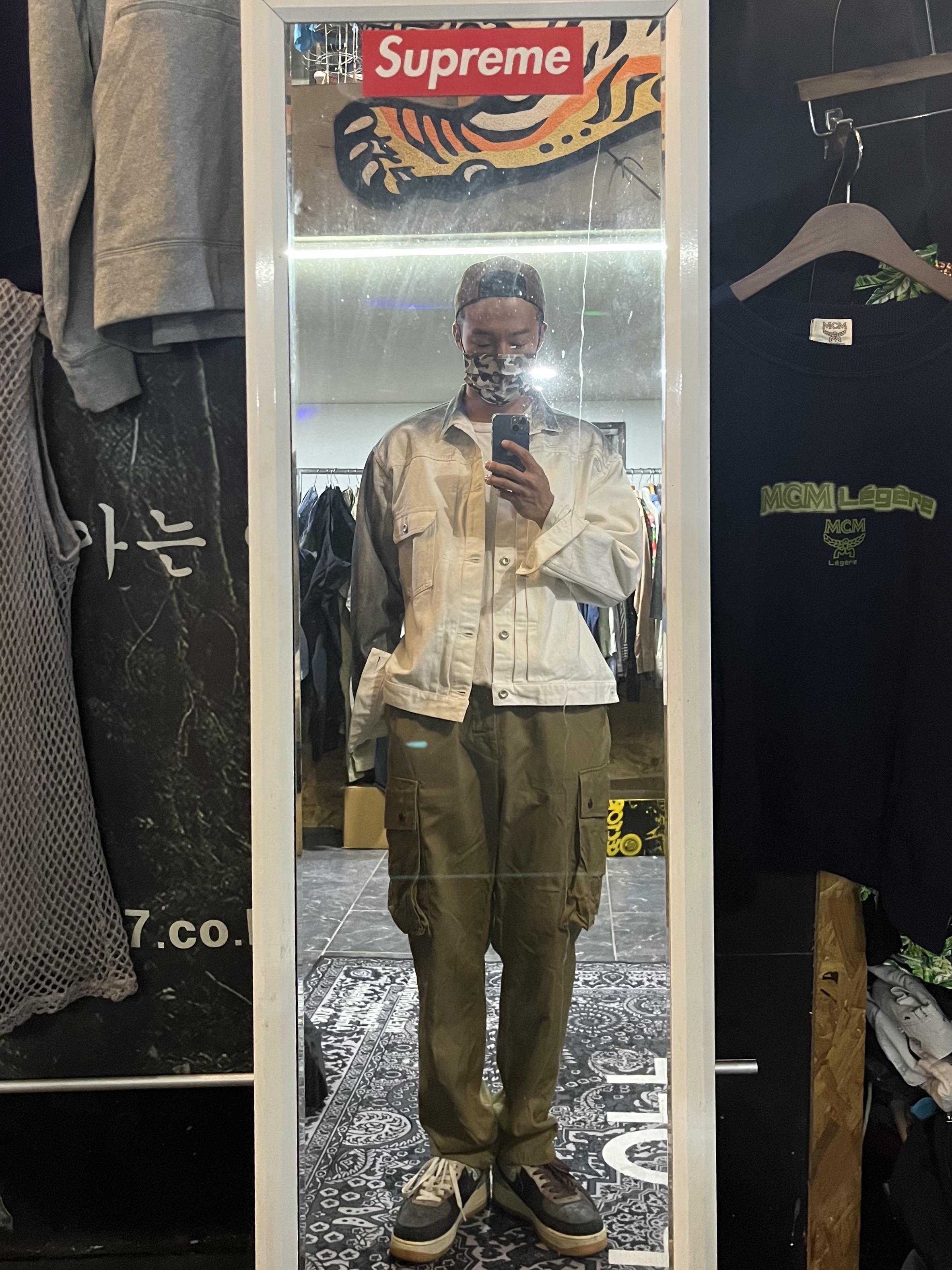 Nike x Travis Scott Air Force 1 Low Cactus Jack 착용 스타일