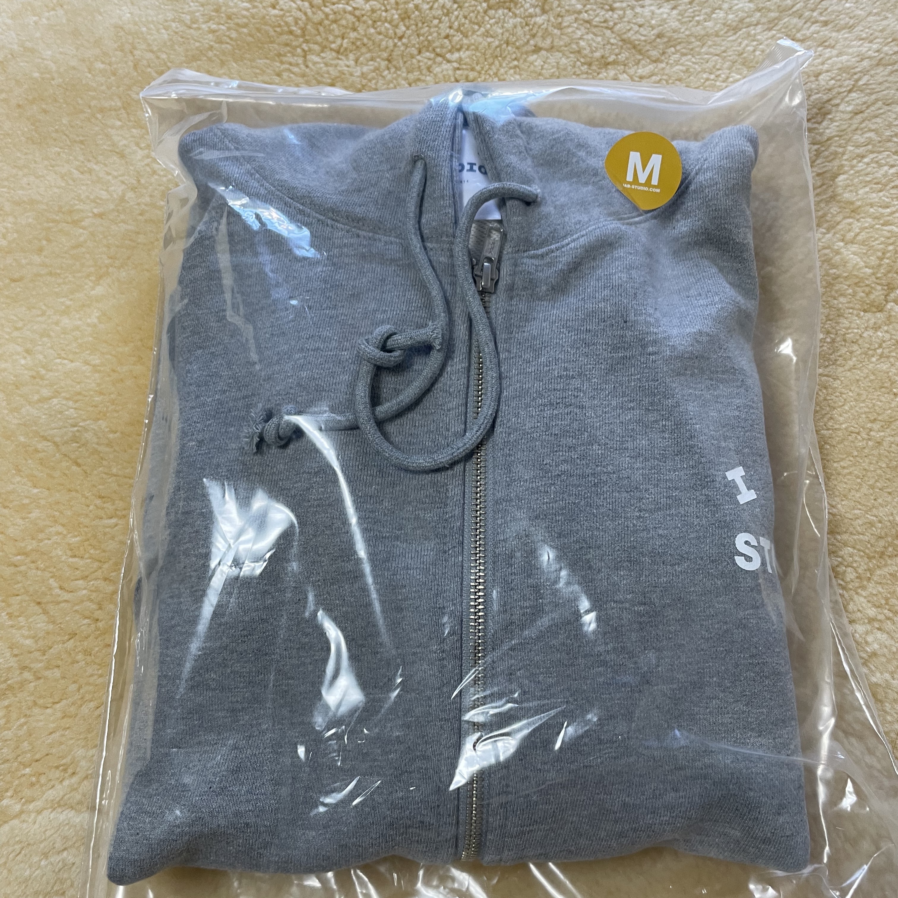 IAB Studio Zip-Up Hoodie Gray - 22FW 착용 스타일