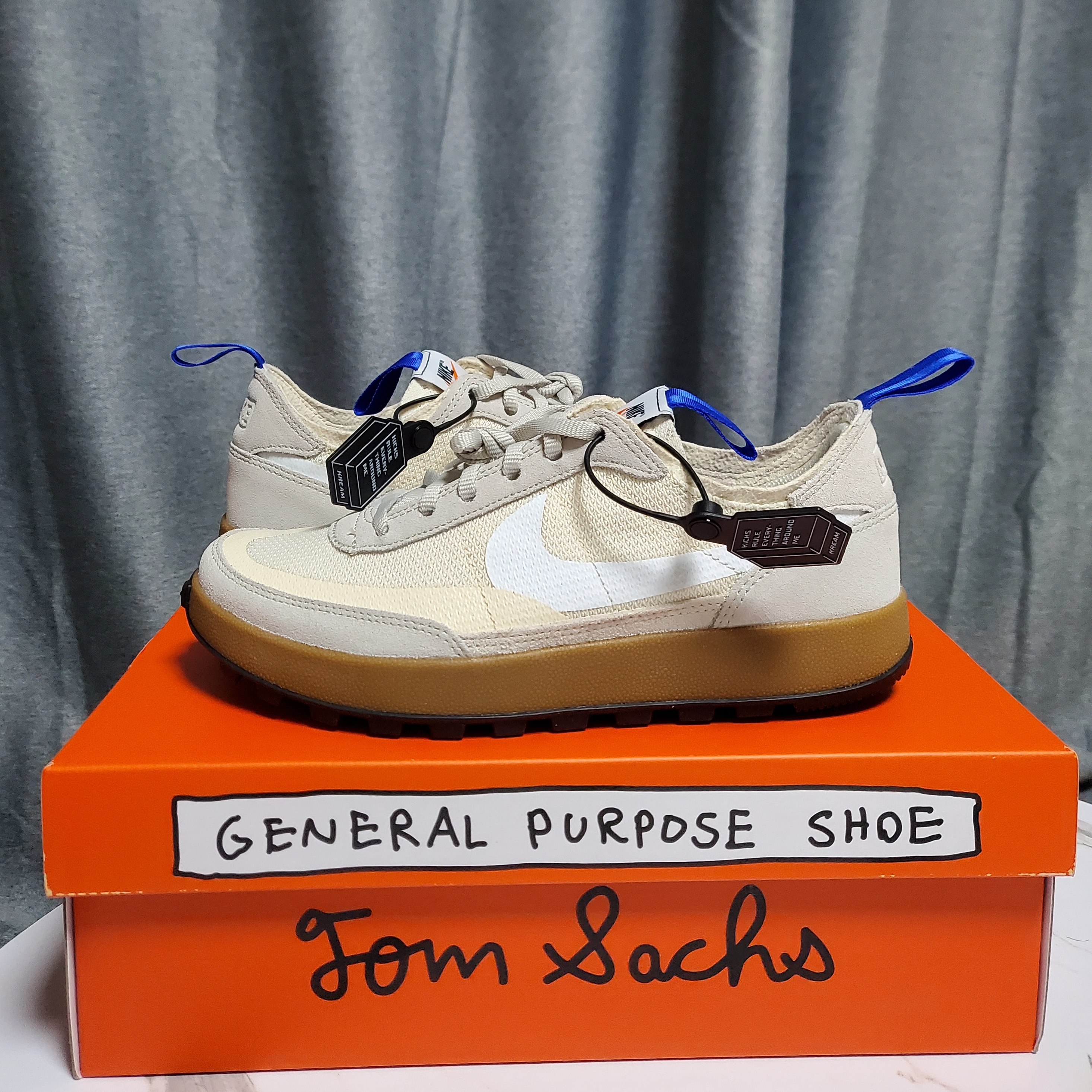 Nike x Tom Sachs General Purpose Shoe Light Cream 착용 스타일