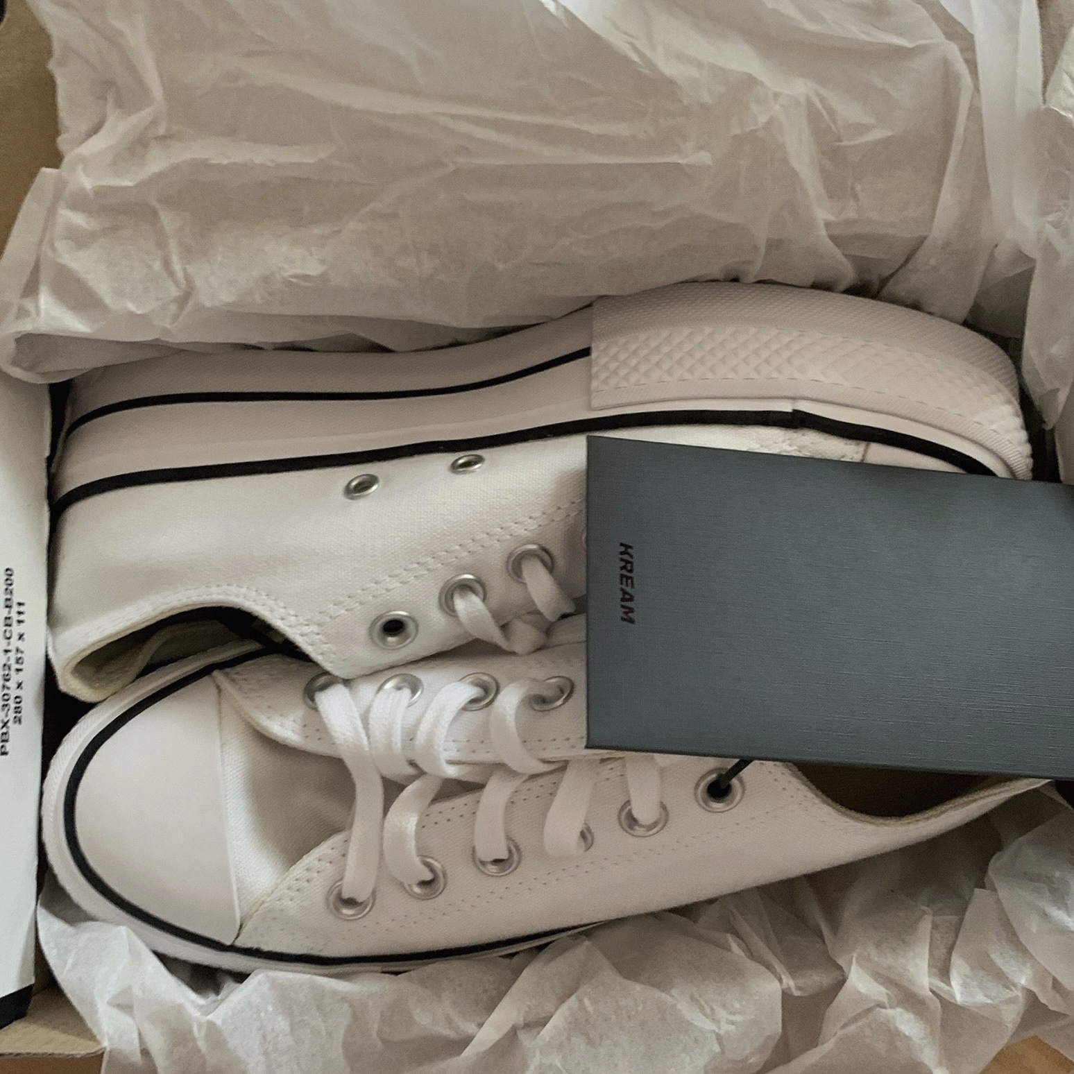 (W) Converse Chuck Taylor All Star Lift Ox White Black 착용 스타일