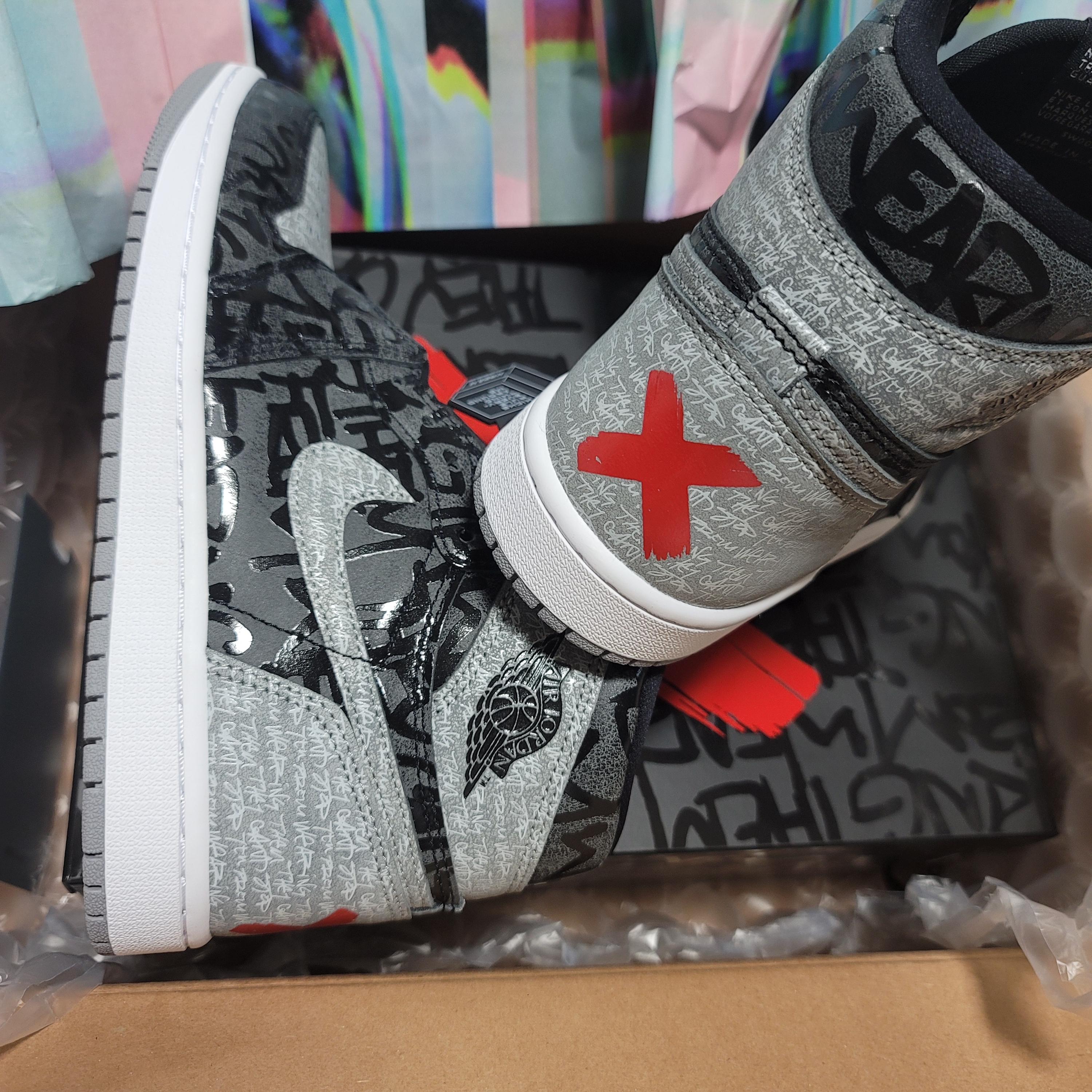 Jordan 1 Retro High OG Rebellionaire 착용 스타일 - 1