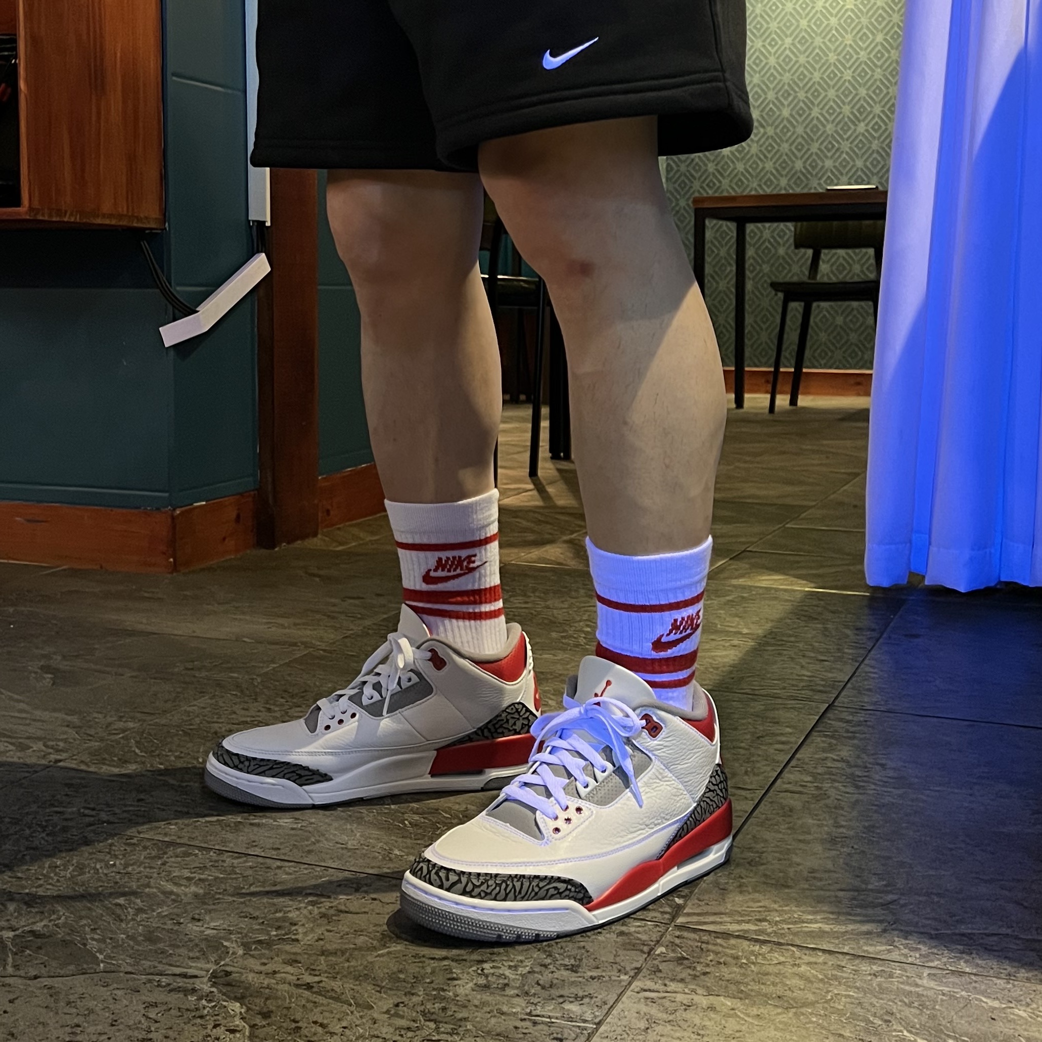 Jordan 3 Retro Fire Red 2022 착용 스타일