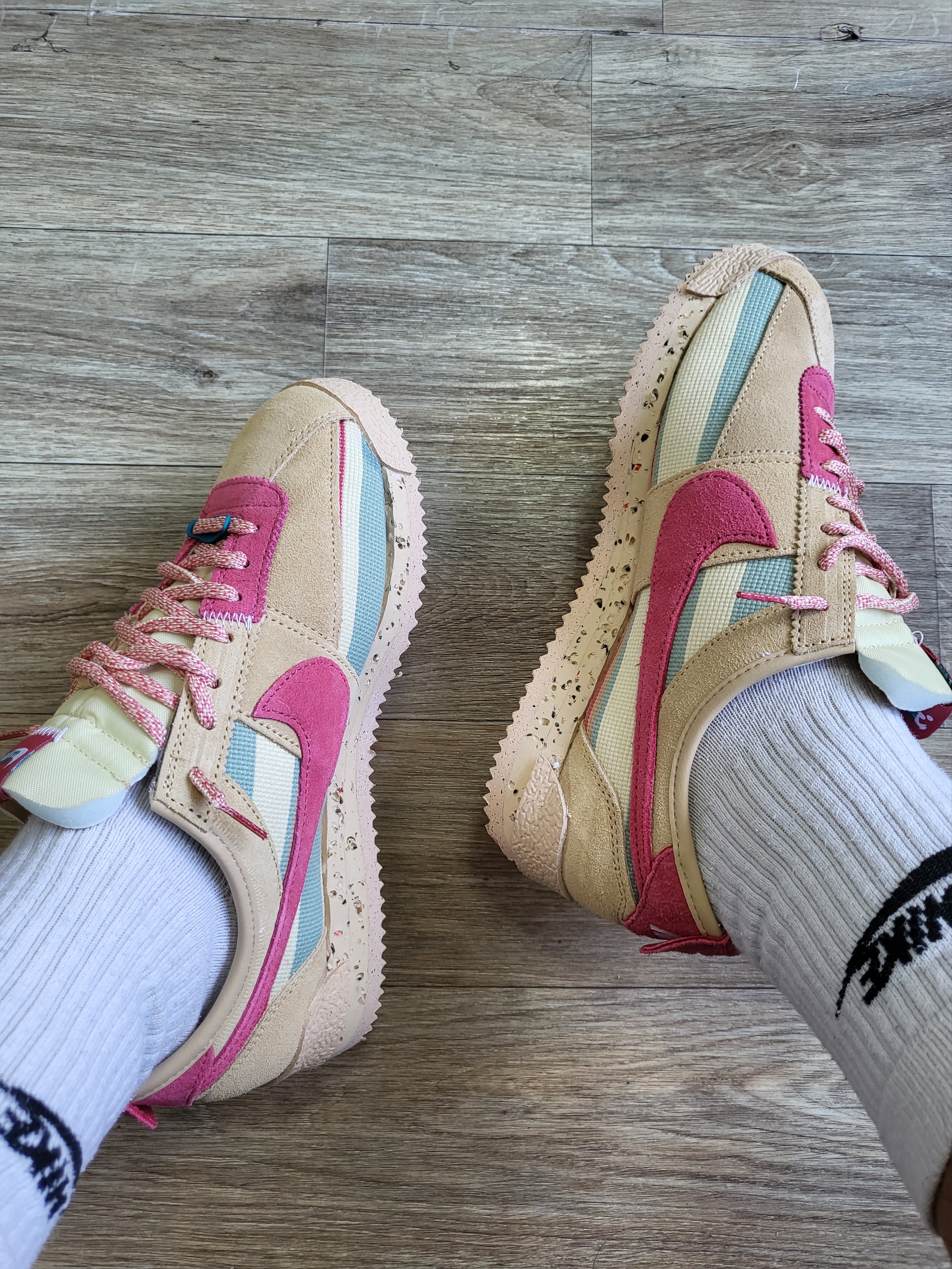Nike x Union Cortez SP Sesame 착용 스타일 - 4