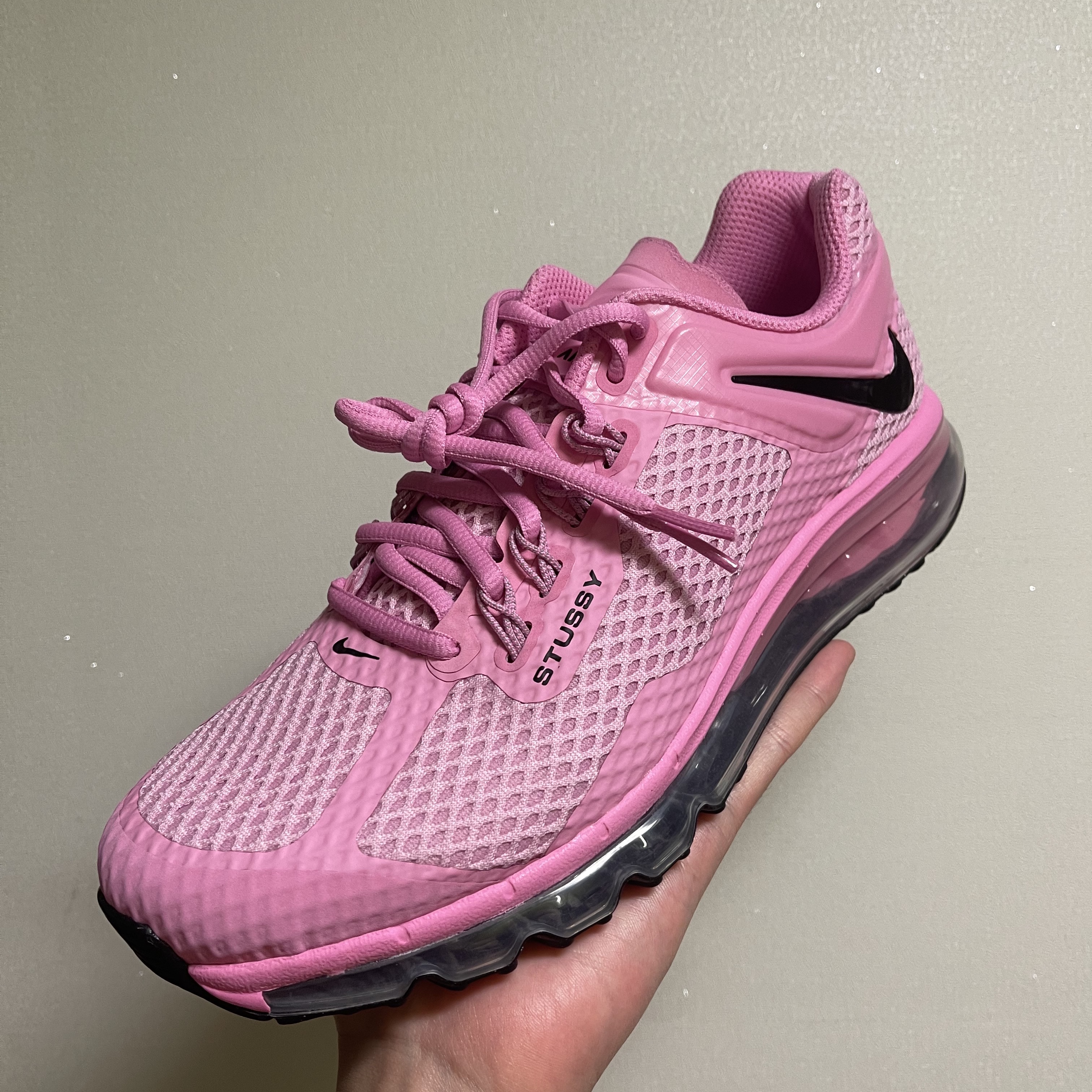 Nike x Stussy Air Max 2013 Psychic Pink 착용 스타일 - 1