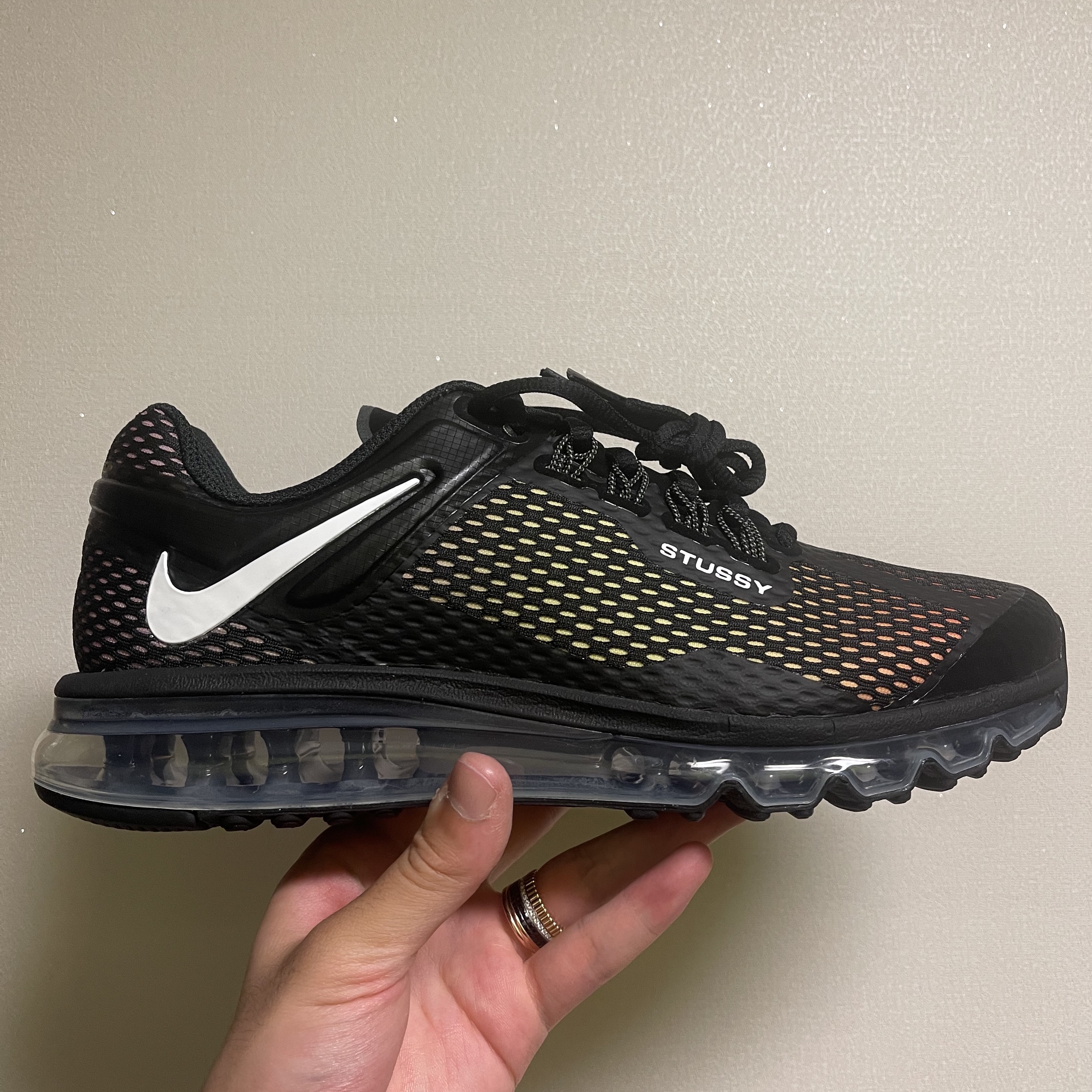 Nike x Stussy Air Max 2013 Black 착용 스타일 - 2