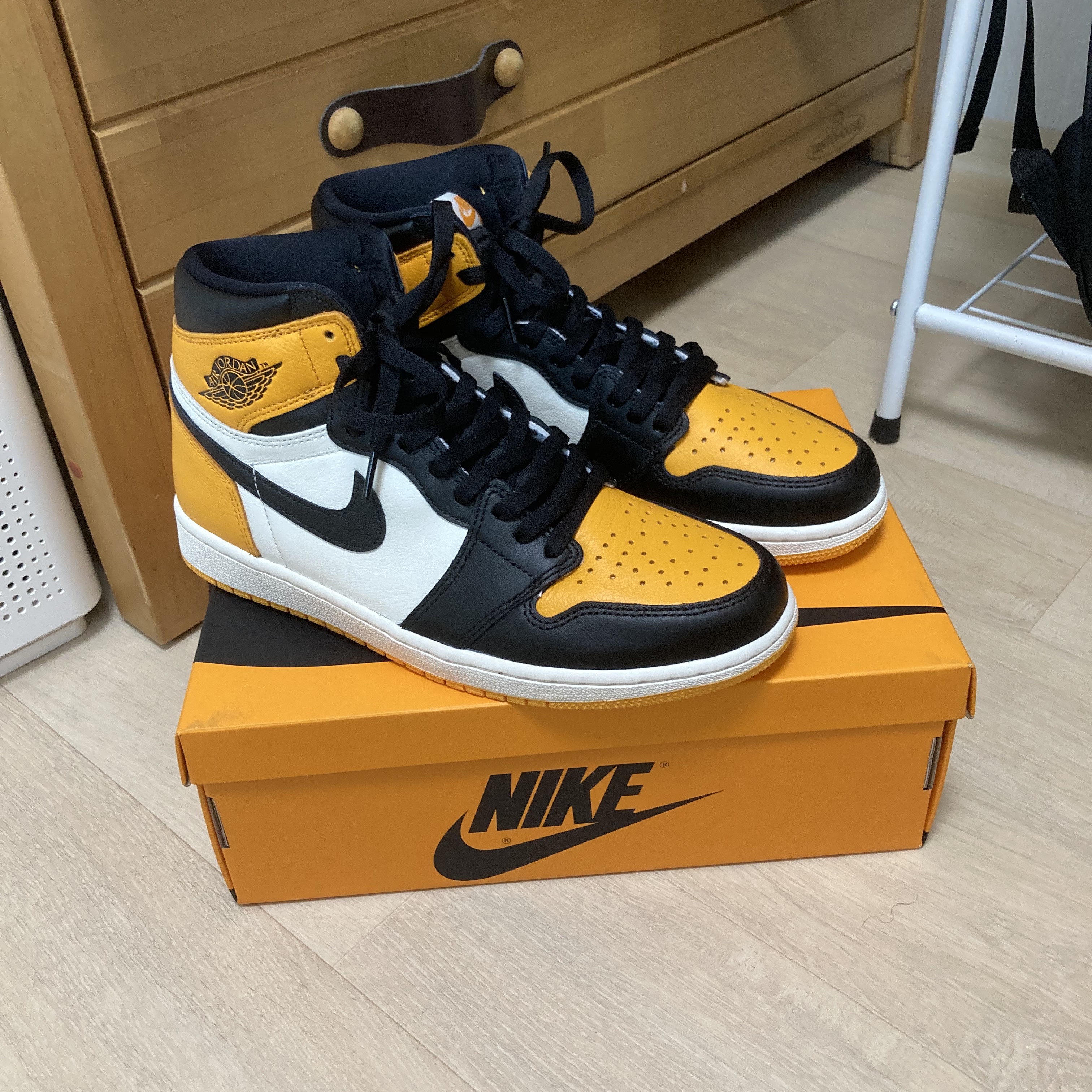 Jordan 1 Retro High OG Taxi 착용 스타일