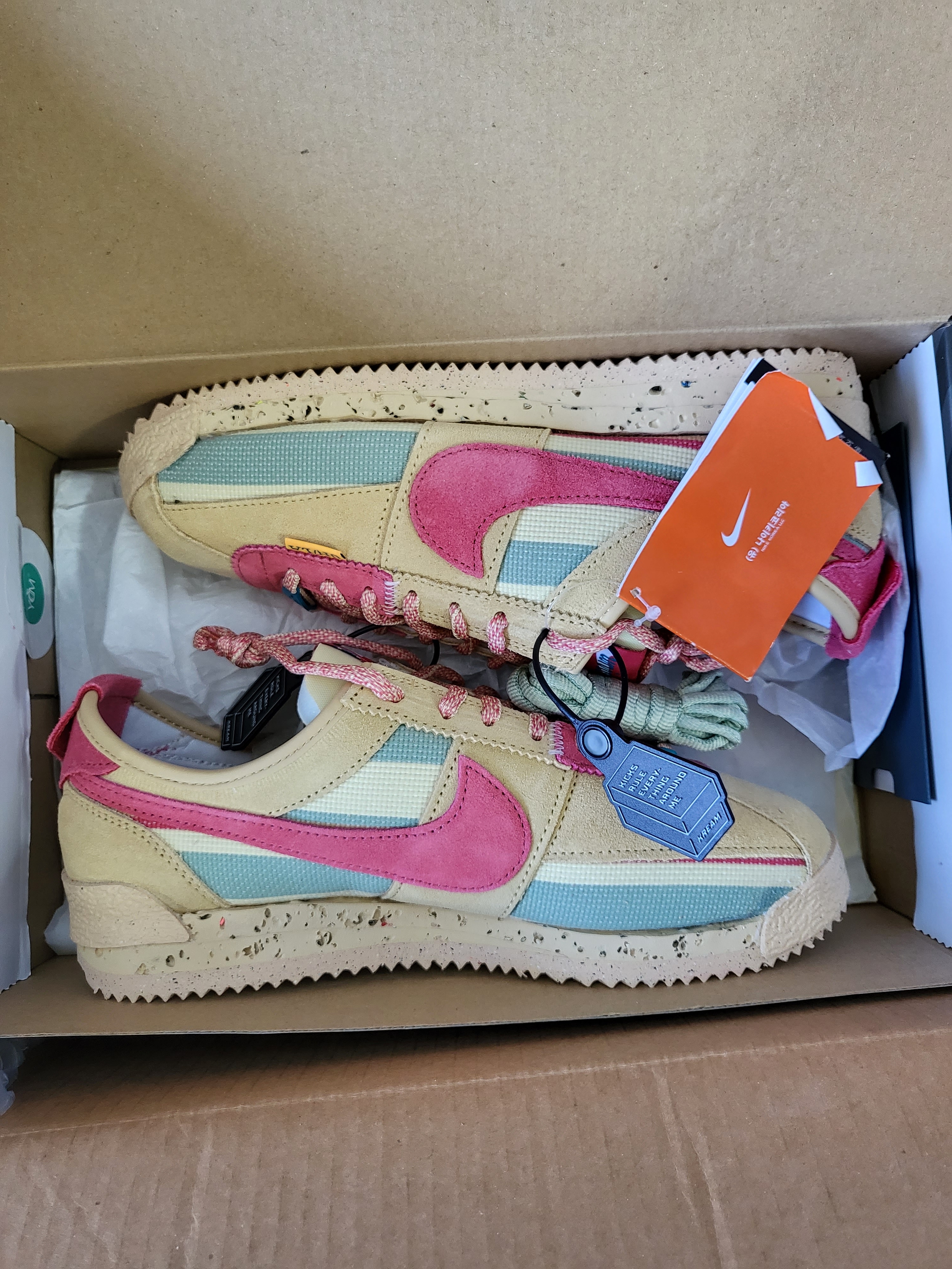 Nike x Union Cortez SP Sesame 착용 스타일 - 3