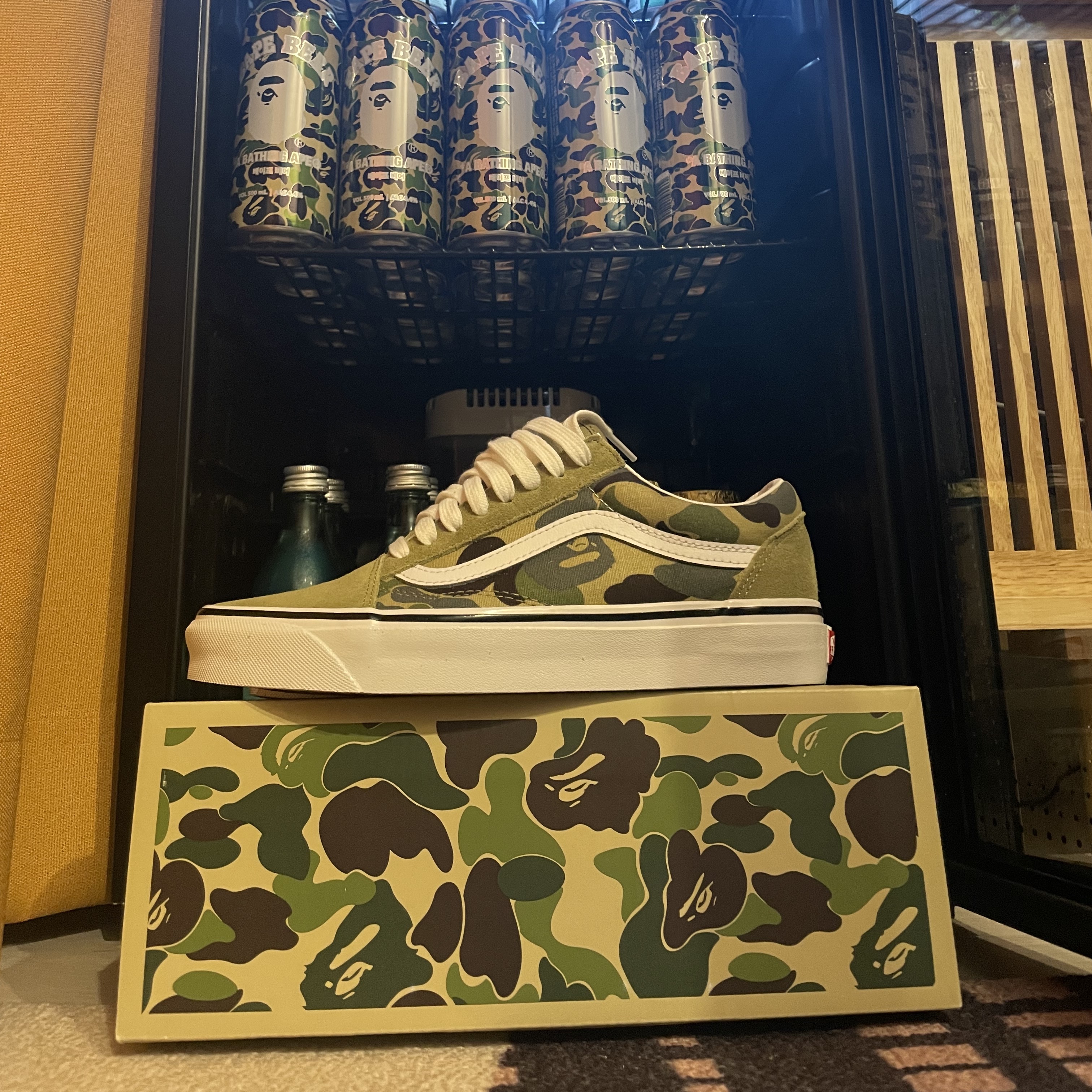 Vans x BAPE Old Skool 36 DX ABC Camo 착용 스타일 - 2