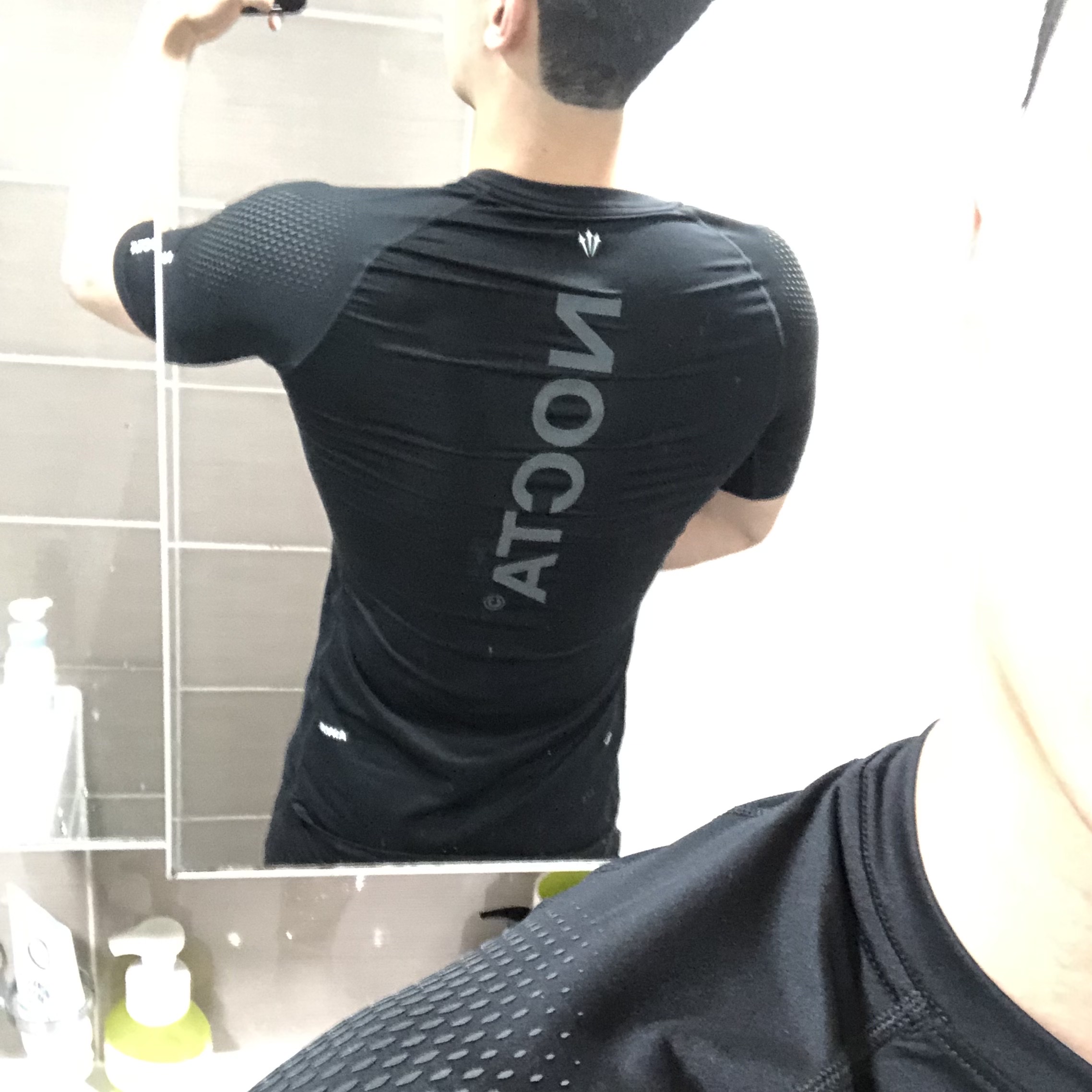Nike x Drake Nocta NRG Essential SS Base Layer Top Black (DM1733-010) 착용 스타일