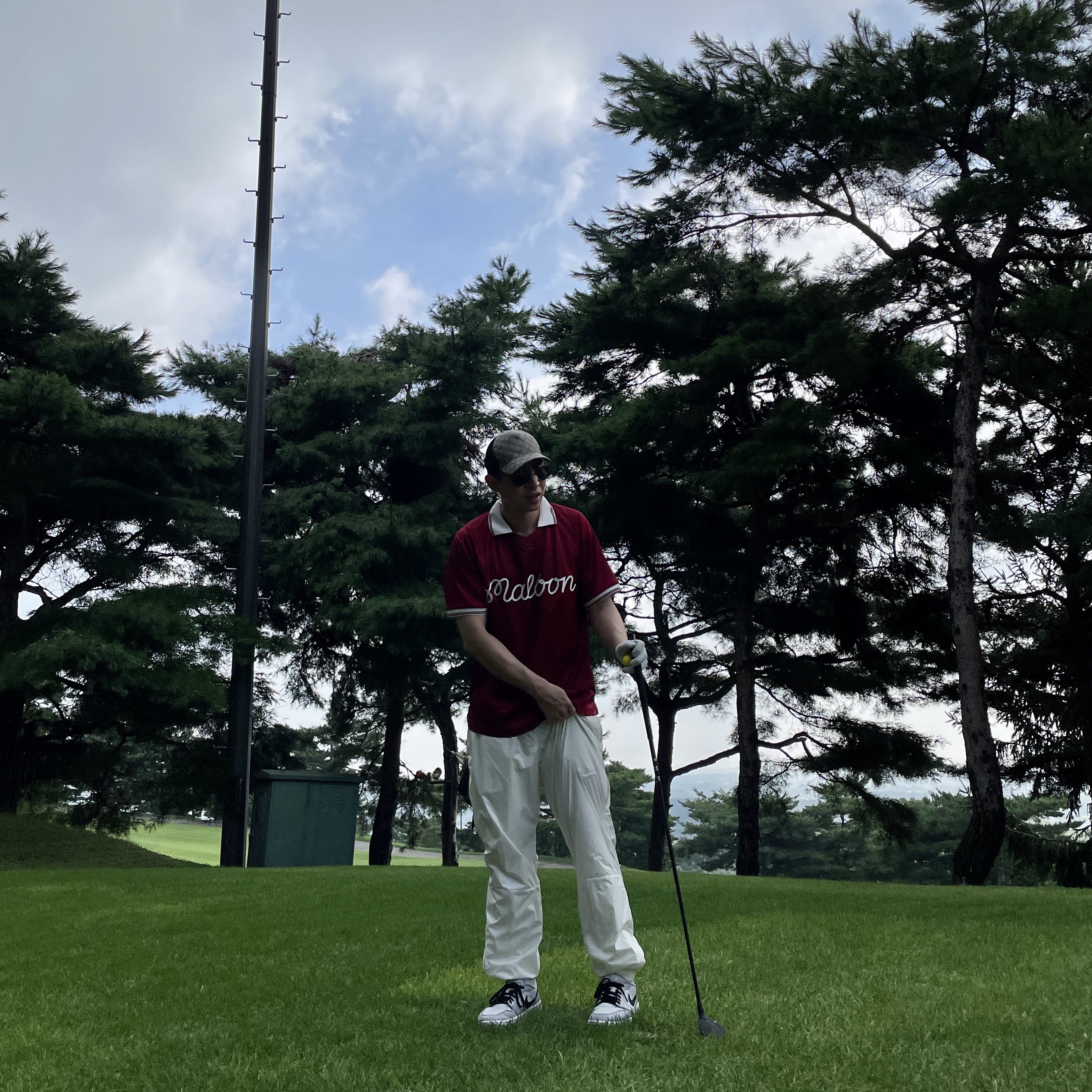 Jordan 1 Low Golf Wolf Grey, Nike x Drake Nocta Golf Pants Sail - US/EU 착용 스타일