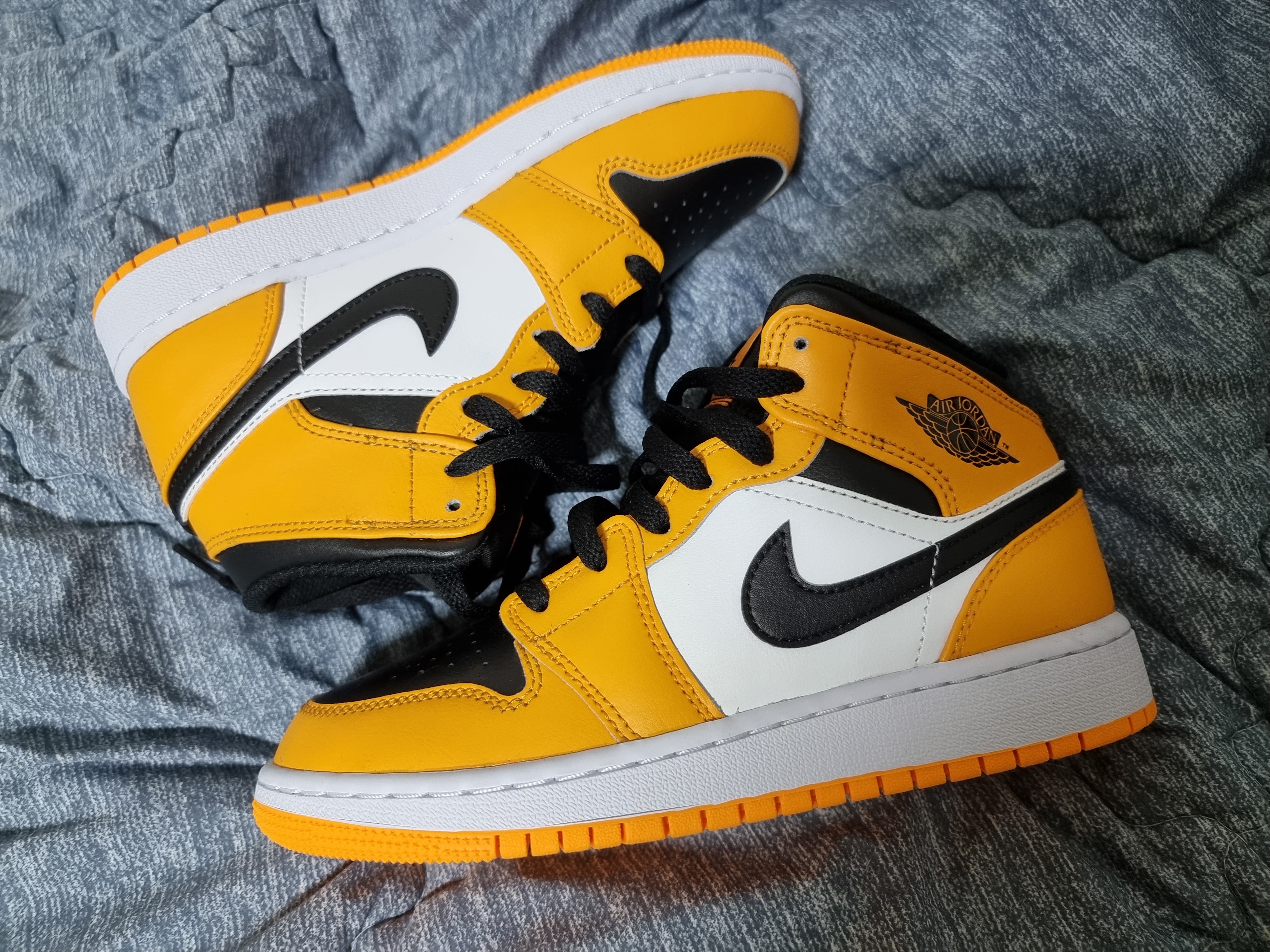 (GS) Jordan 1 Mid Taxi 착용 스타일 - 1