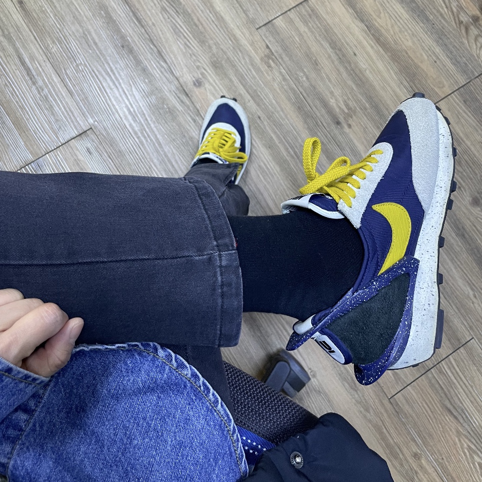 (W) Nike x Undercover Daybreak Obsidian 착용 스타일