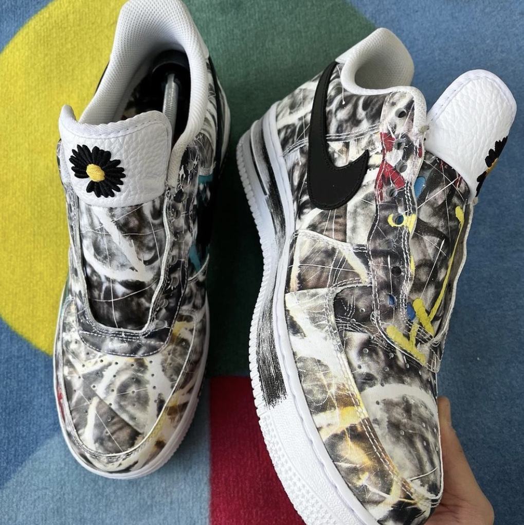Nike x Peaceminusone Air Force 1 Low Para-Noise 2.0 착용 스타일 - 2