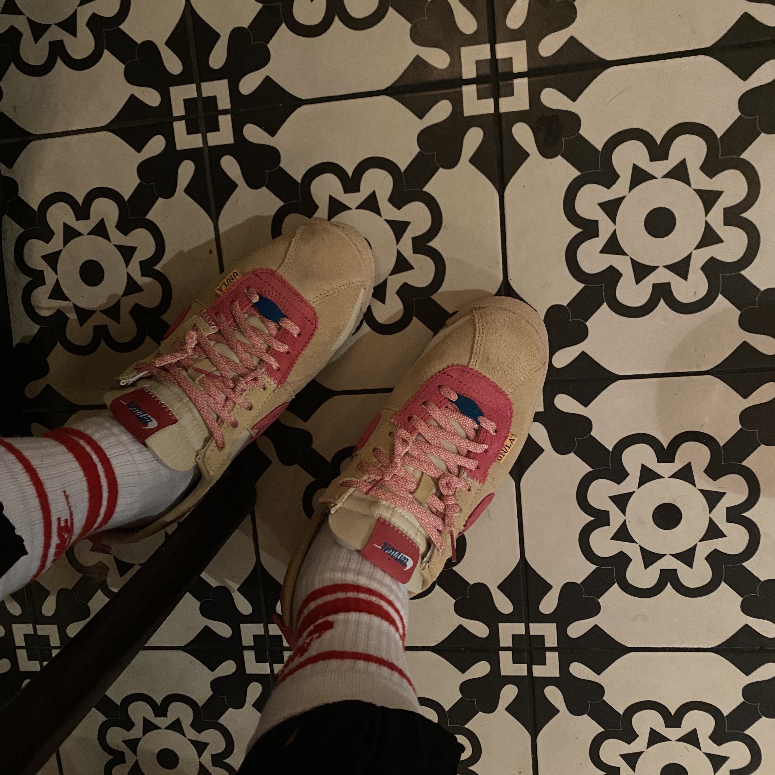 Nike x Union Cortez SP Sesame 착용 스타일