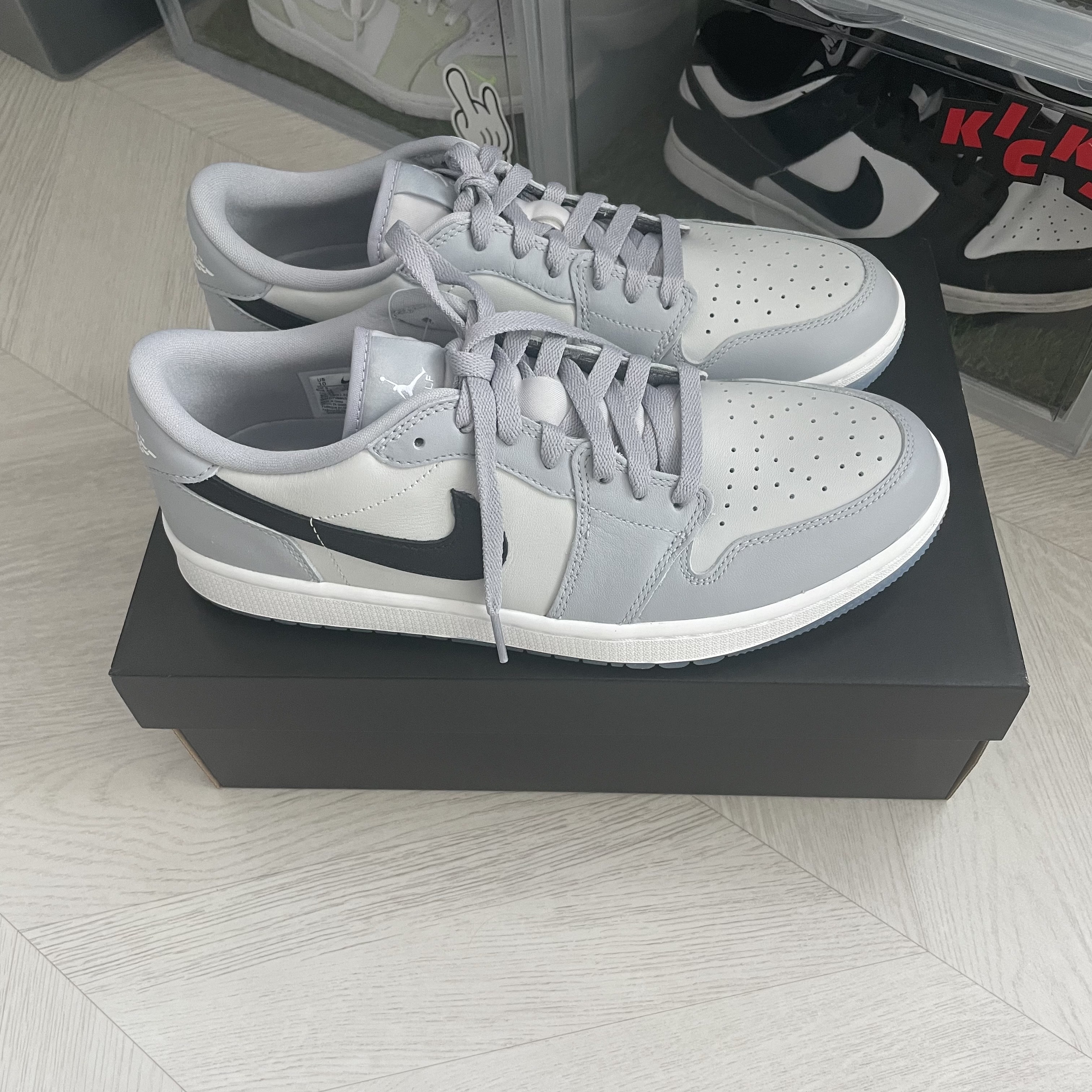 Jordan 1 Low Golf Wolf Grey 착용 스타일
