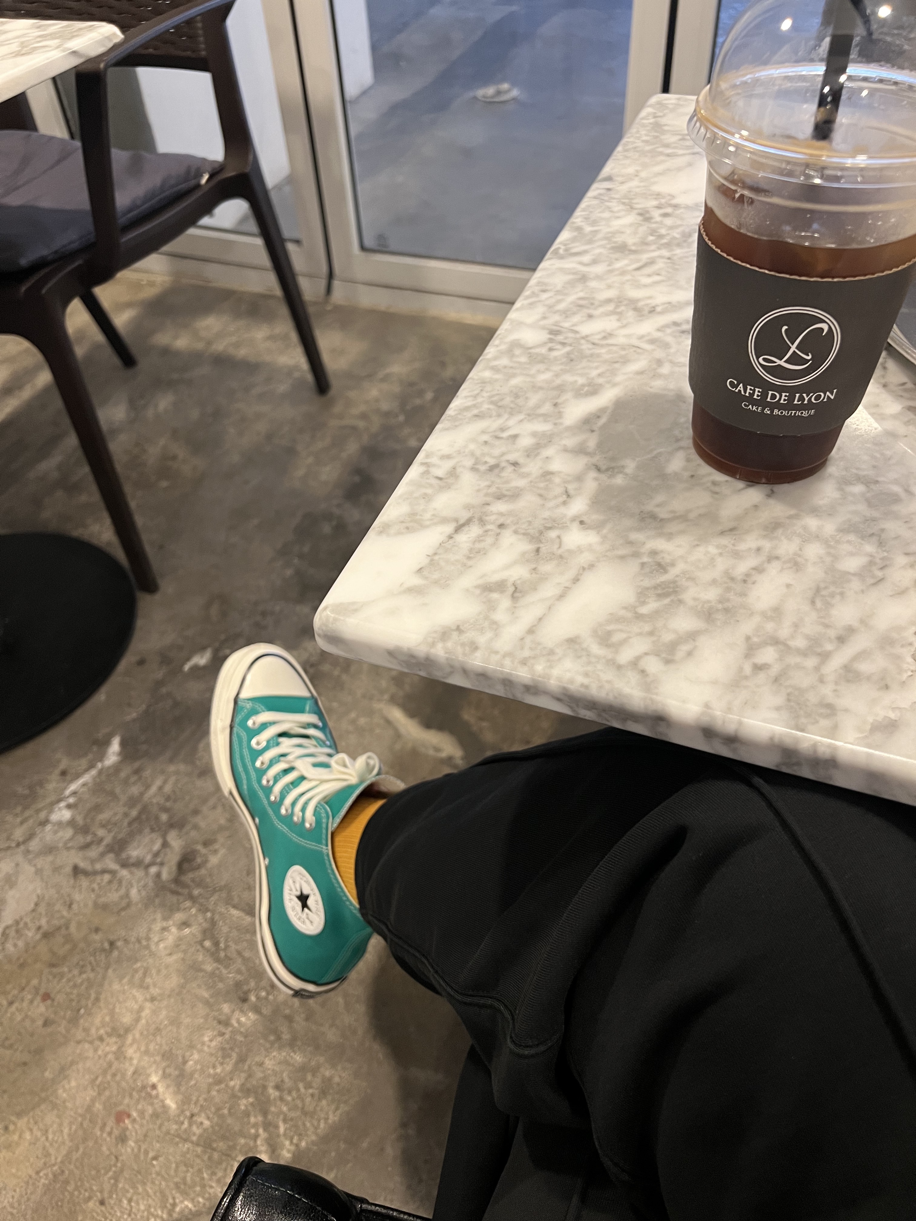 Converse Chuck 70 High Court Green 착용 스타일