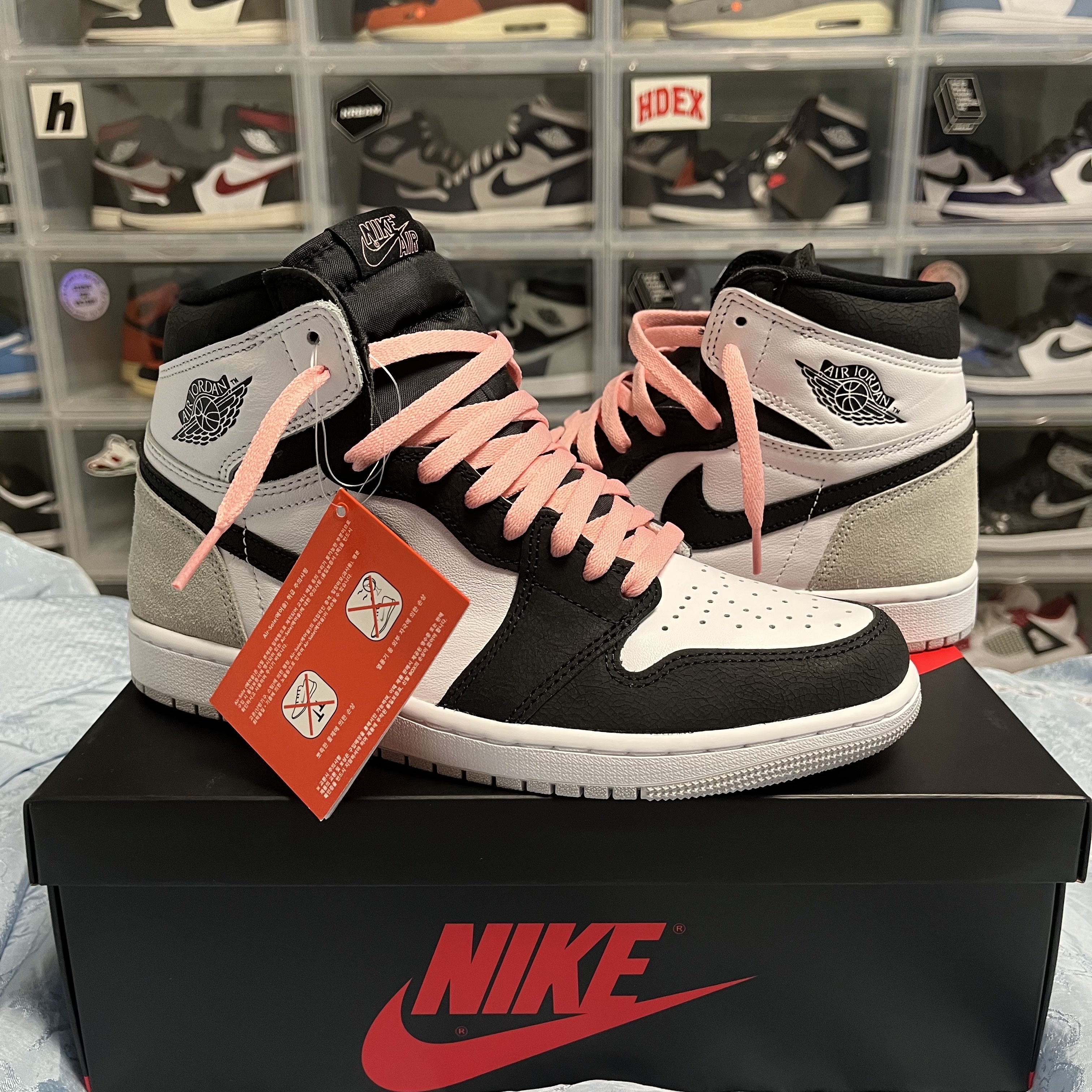Jordan 1 Retro High OG Bleached Coral 착용 스타일