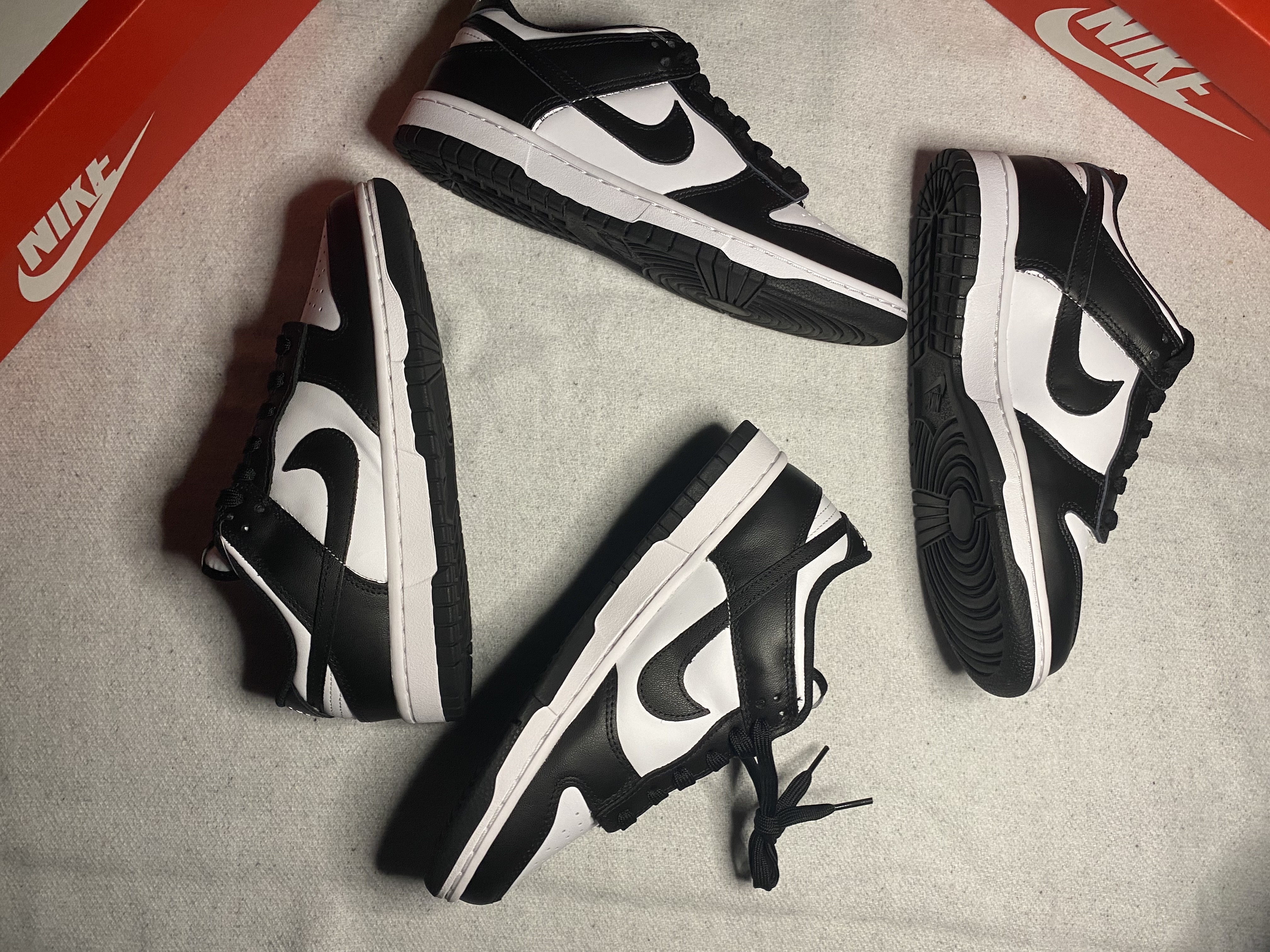 Nike Dunk Low Retro Black, (W) Nike Dunk Low Black 착용 스타일 - 2