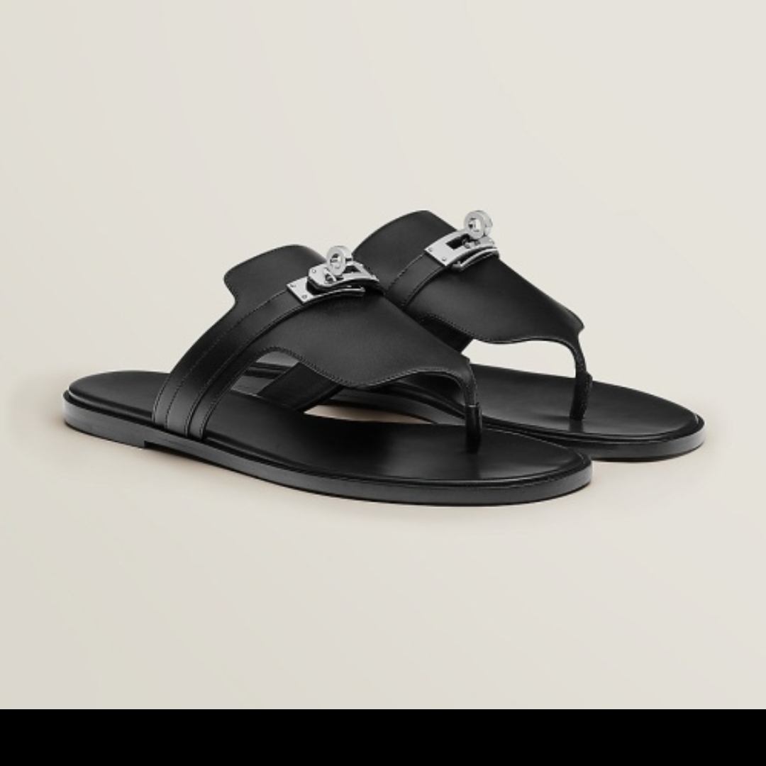 (W) Hermes Elixir Sandal Calfskin & Palladium Blanc 착용 스타일