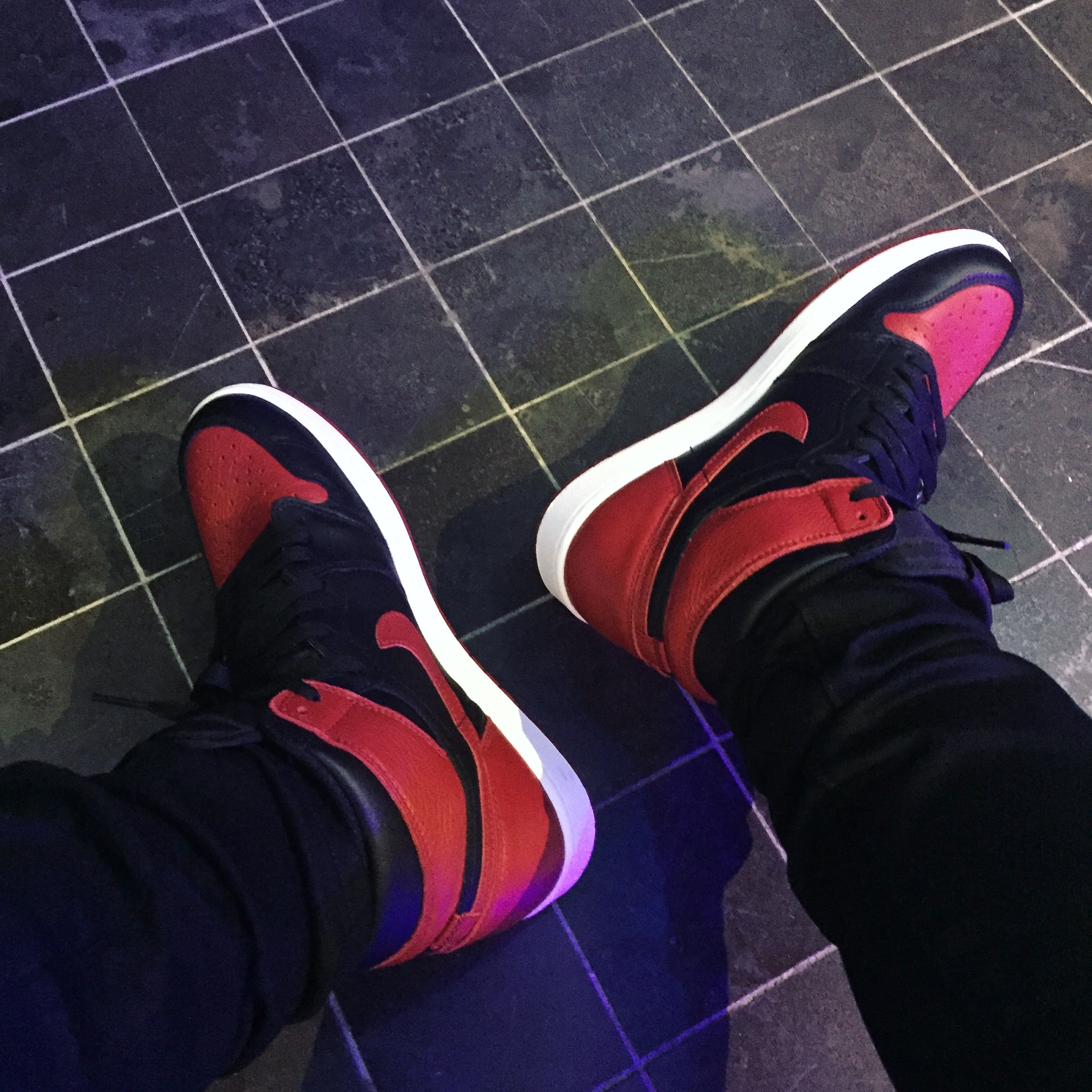 Jordan 1 Retro High OG Bred Banned 2016 착용 스타일
