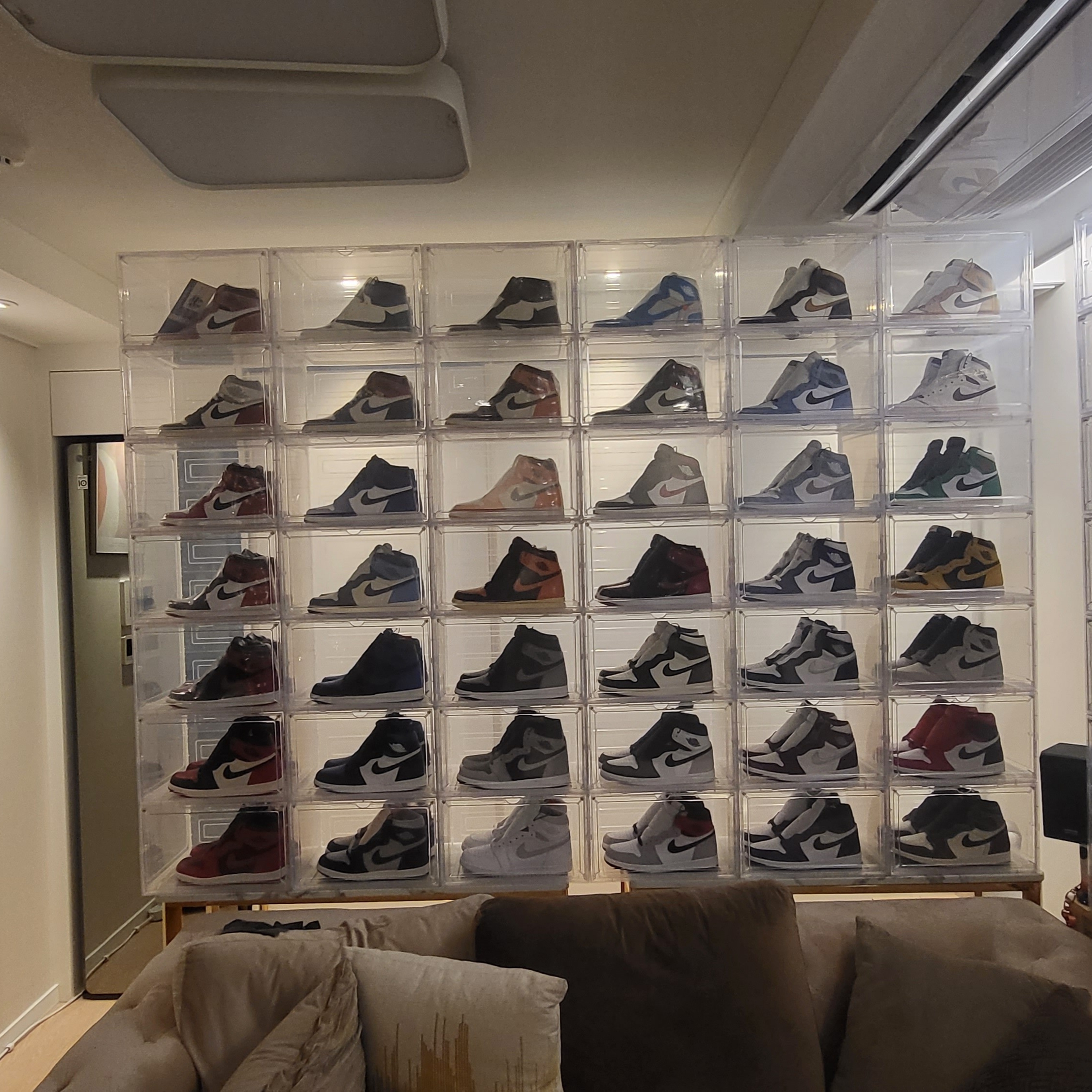 Jordan 1 x Travis Scott Retro High OG SP Mocha, Jordan 1 x Travis Scott x Fragment Retro High OG SP Military Blue 착용 스타일