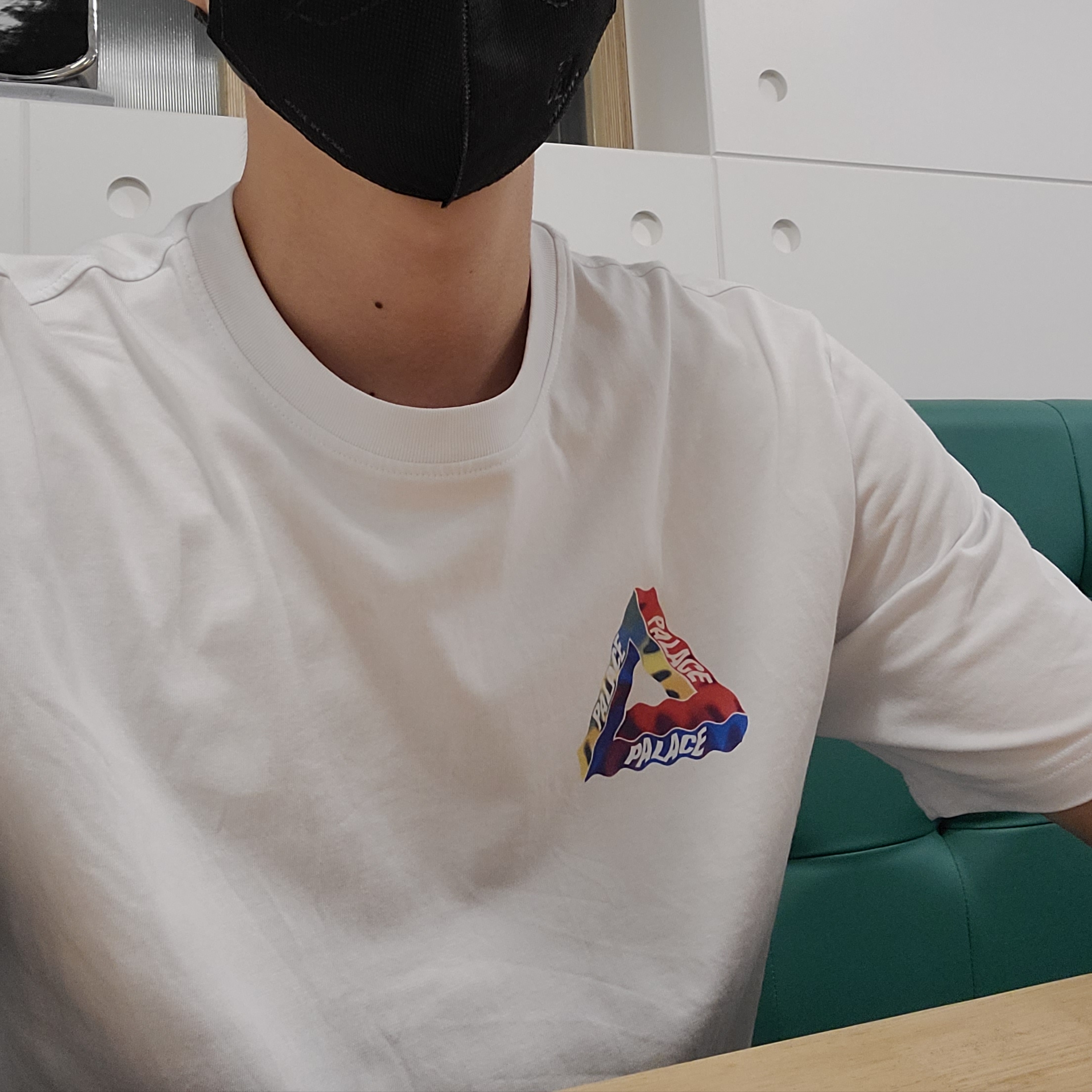 Palace Tri-Visions T-Shirt White - 22SS 착용 스타일