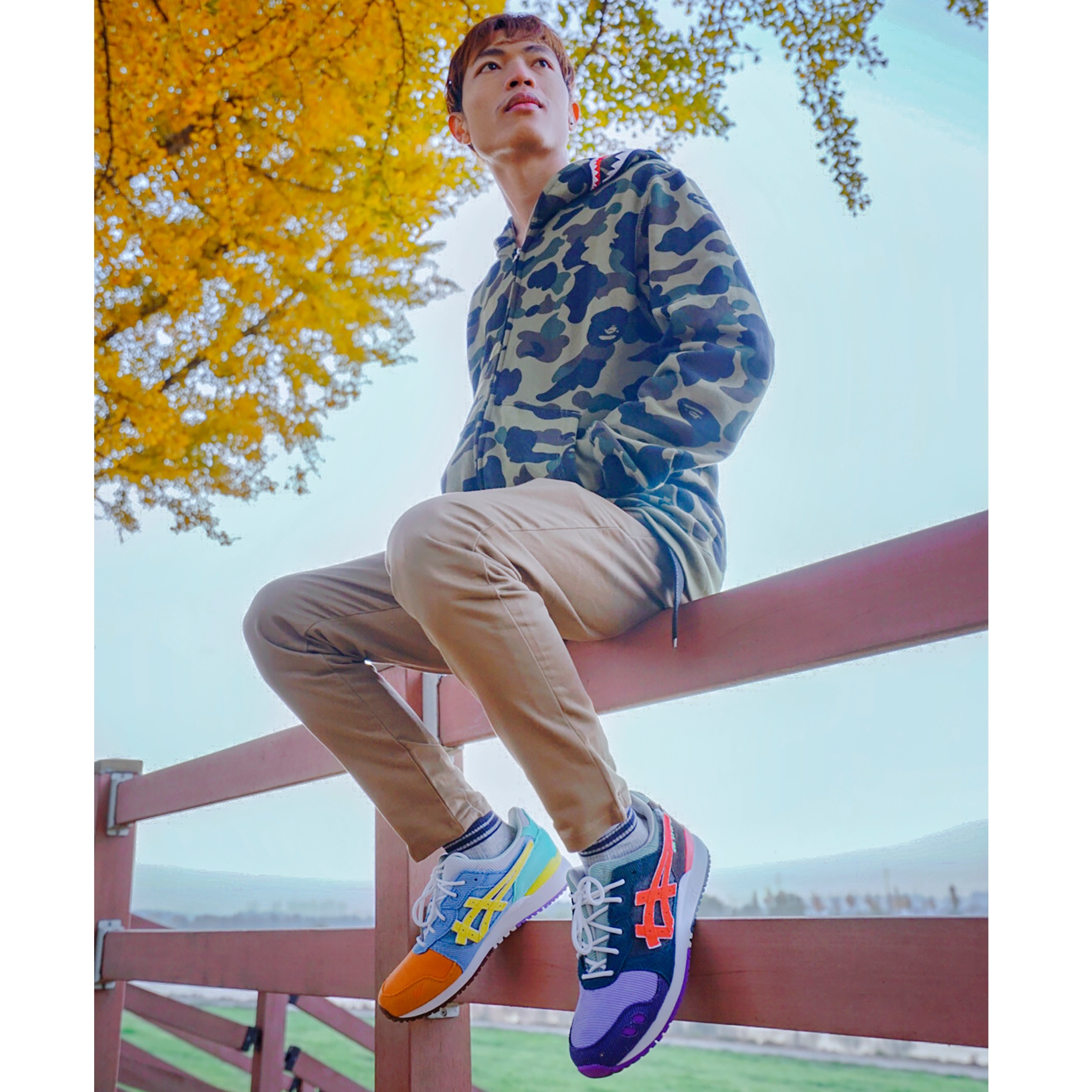 Asics x Atmos x Sean Wotherspoon Gel-Lyte III OG Corduroy 착용 스타일