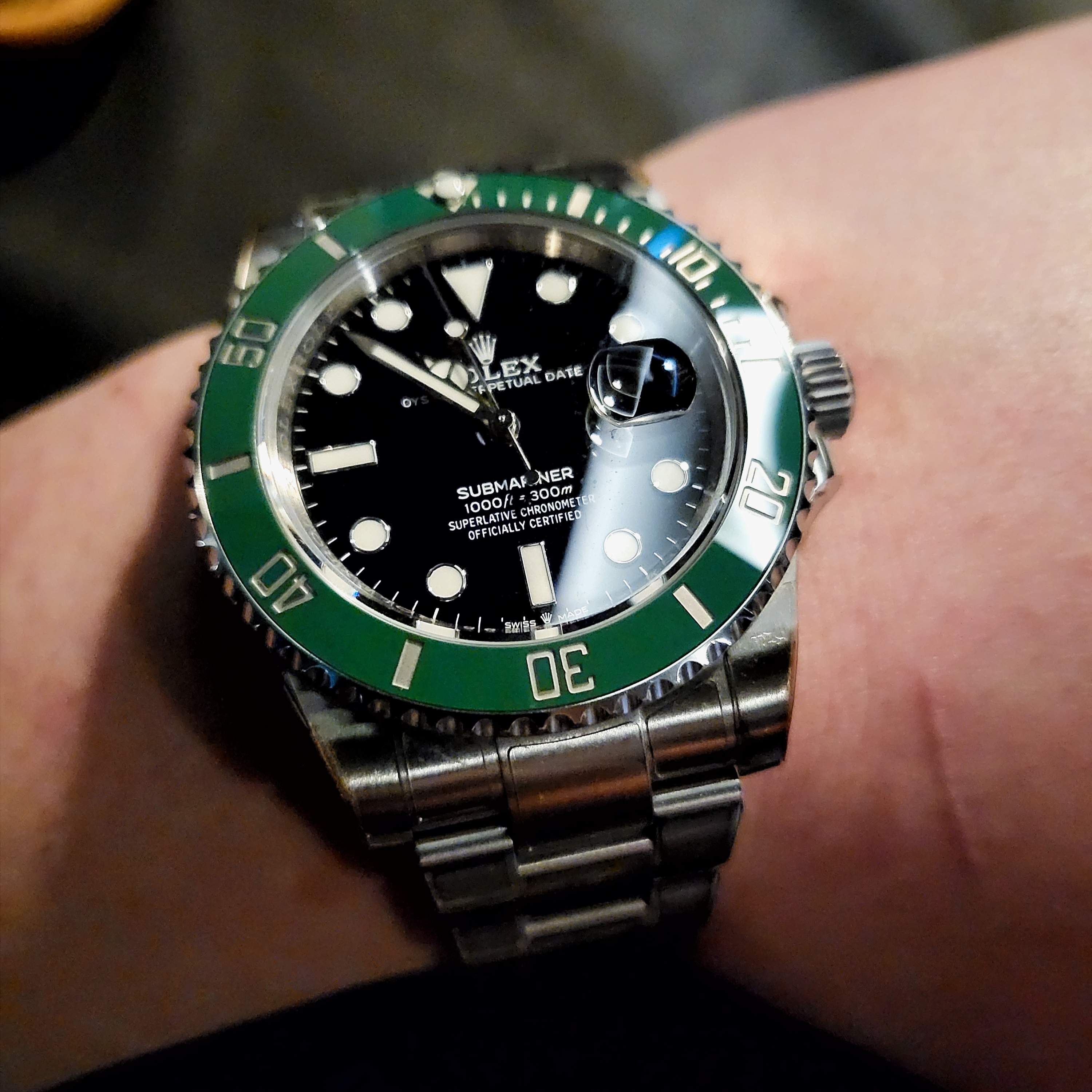 Rolex Submariner Date 41mm 126610LV Black Oyster 착용 스타일