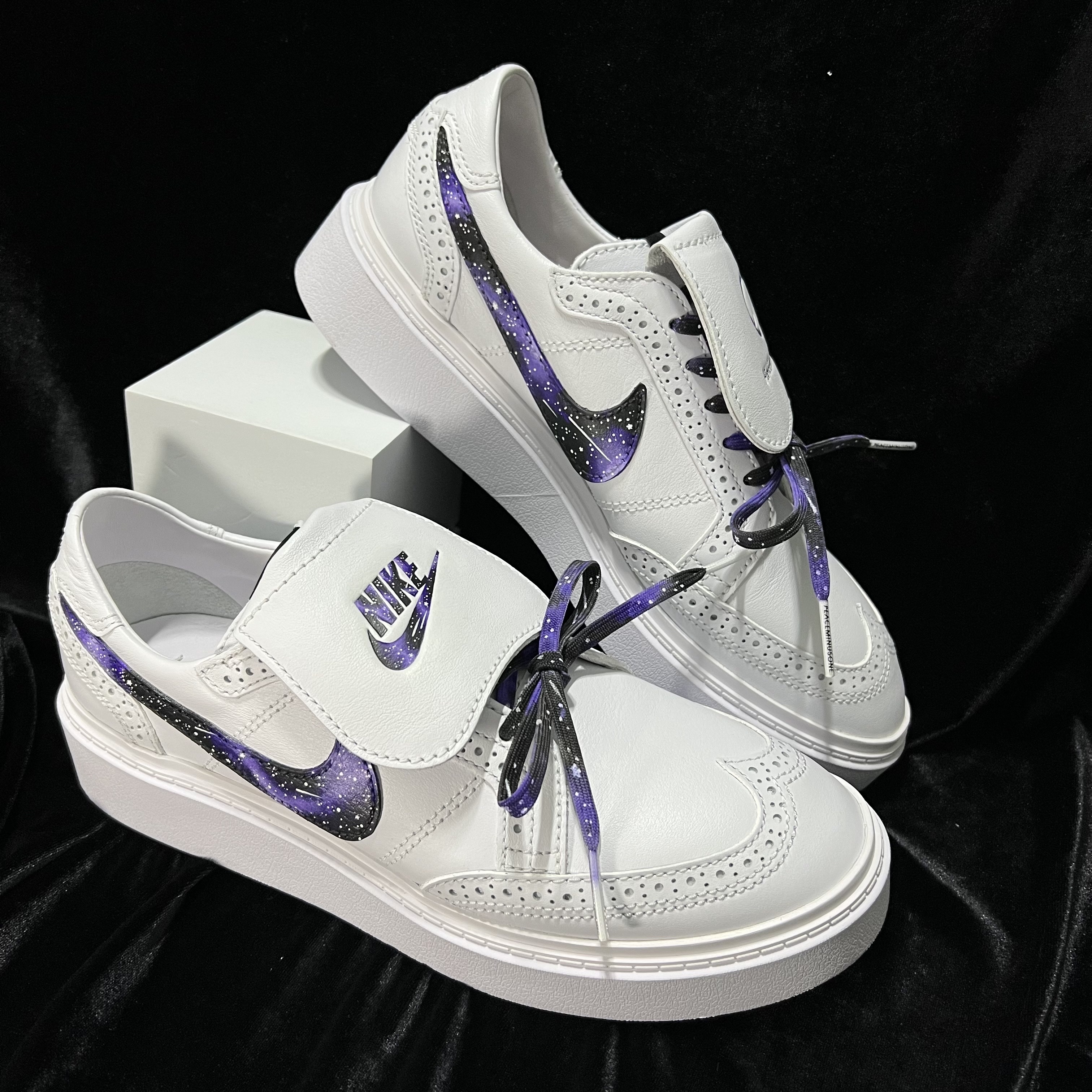 Nike x Peaceminusone Kwondo1 White 착용 스타일 - 2