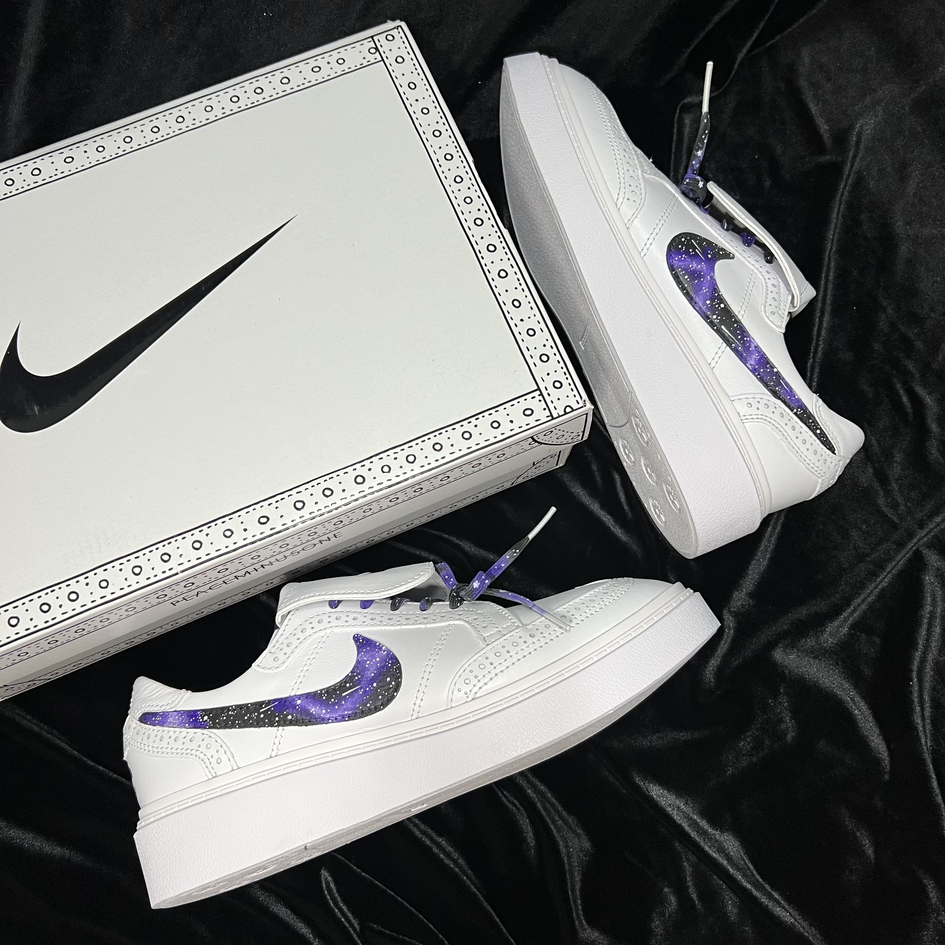 Nike x Peaceminusone Kwondo1 White 착용 스타일 - 4