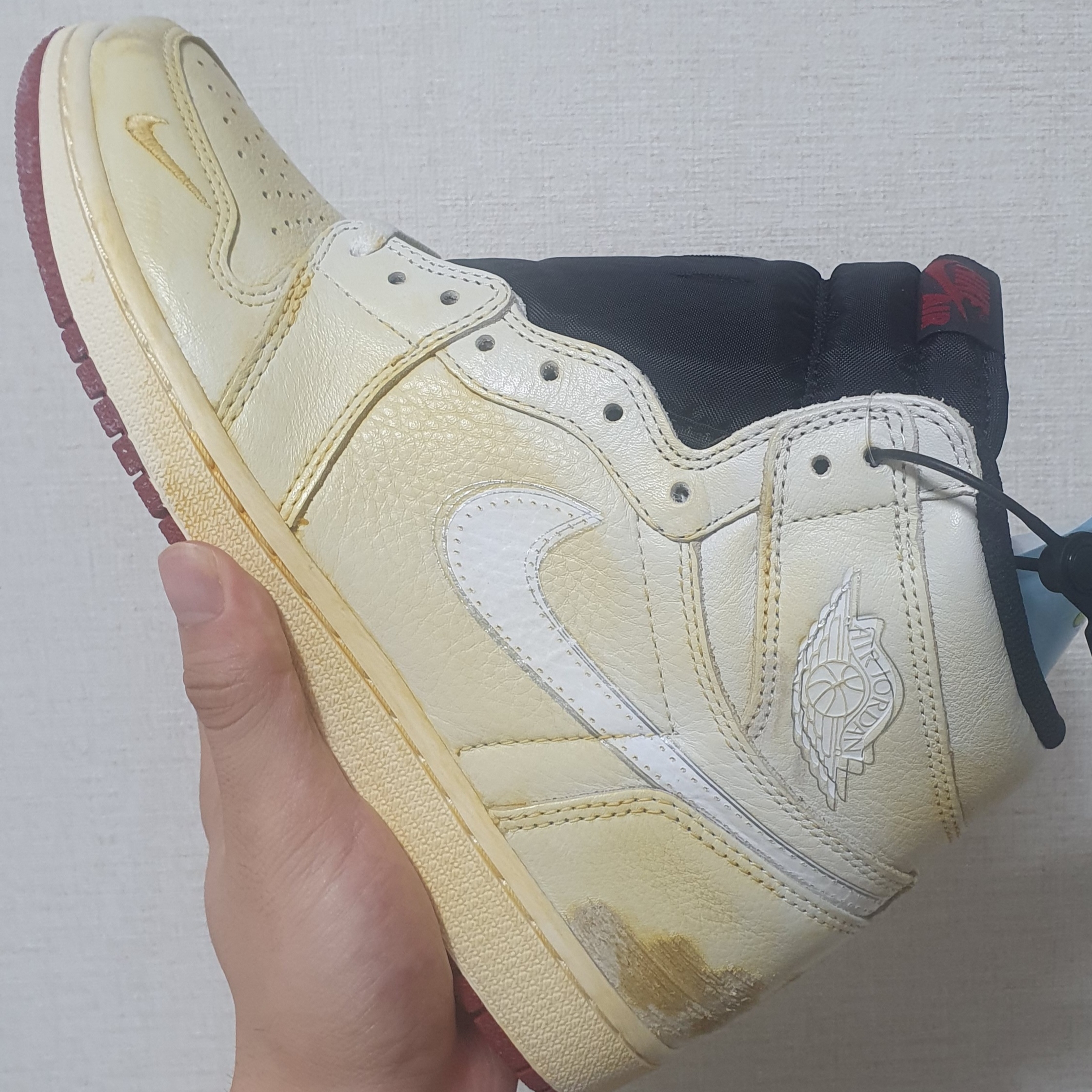 Jordan 1 x Nigel Sylvester Retro High Sail White 착용 스타일 - 2