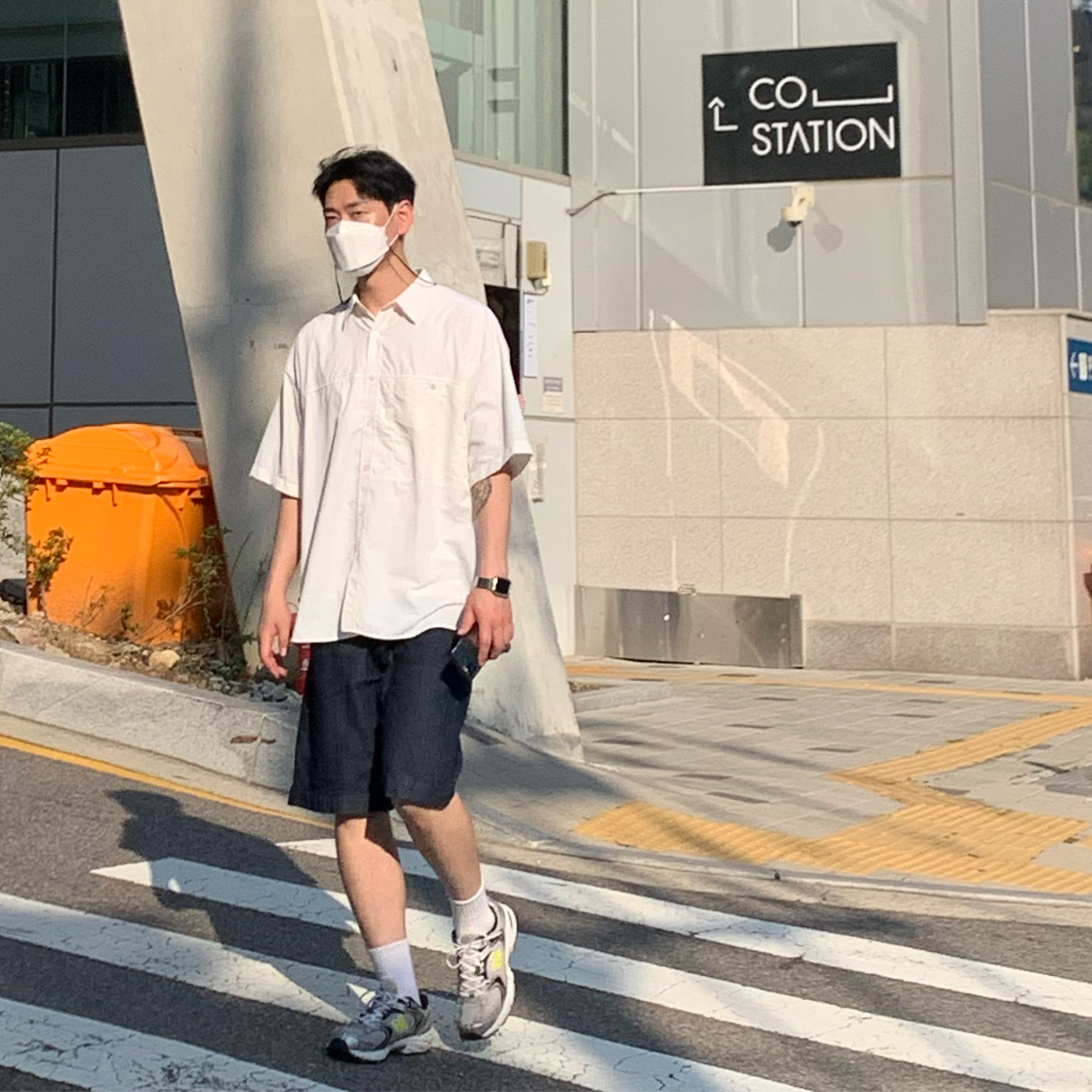 New Balance 530 Silver 착용 스타일
