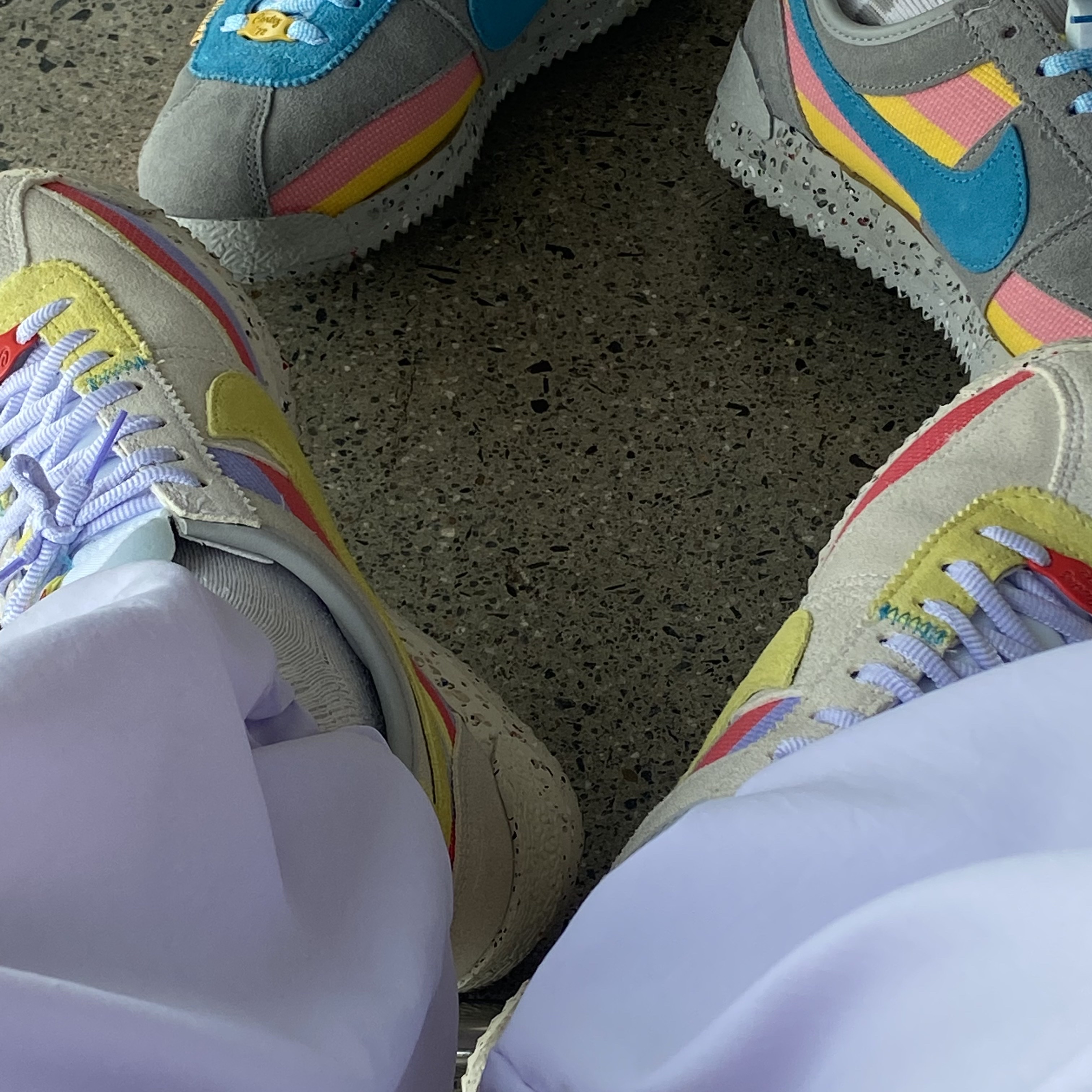 Nike x Union Cortez SP Lemon Frost, Nike x Union Cortez SP Light Smoke 착용 스타일 - 3