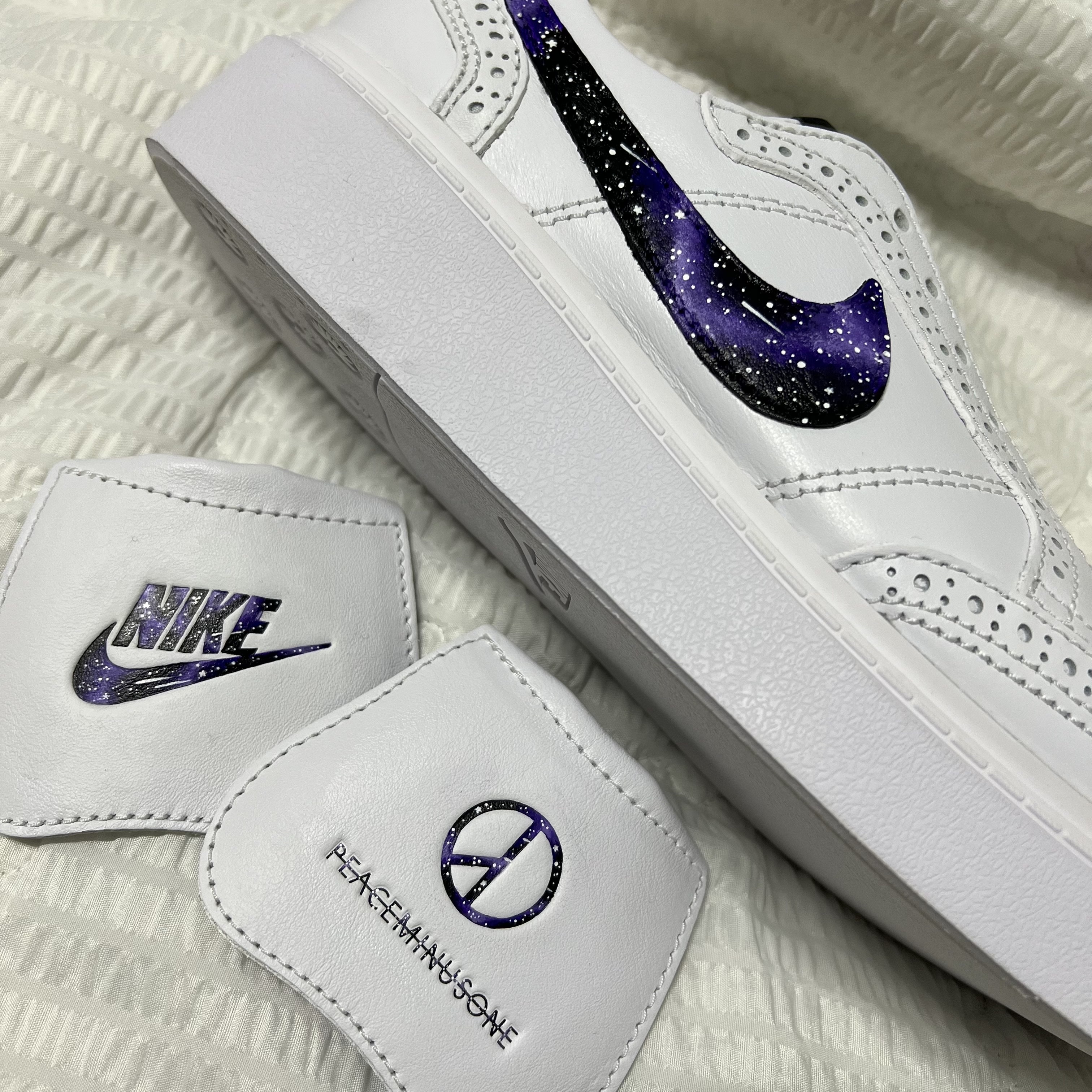 Nike x Peaceminusone Kwondo1 White 착용 스타일 - 5