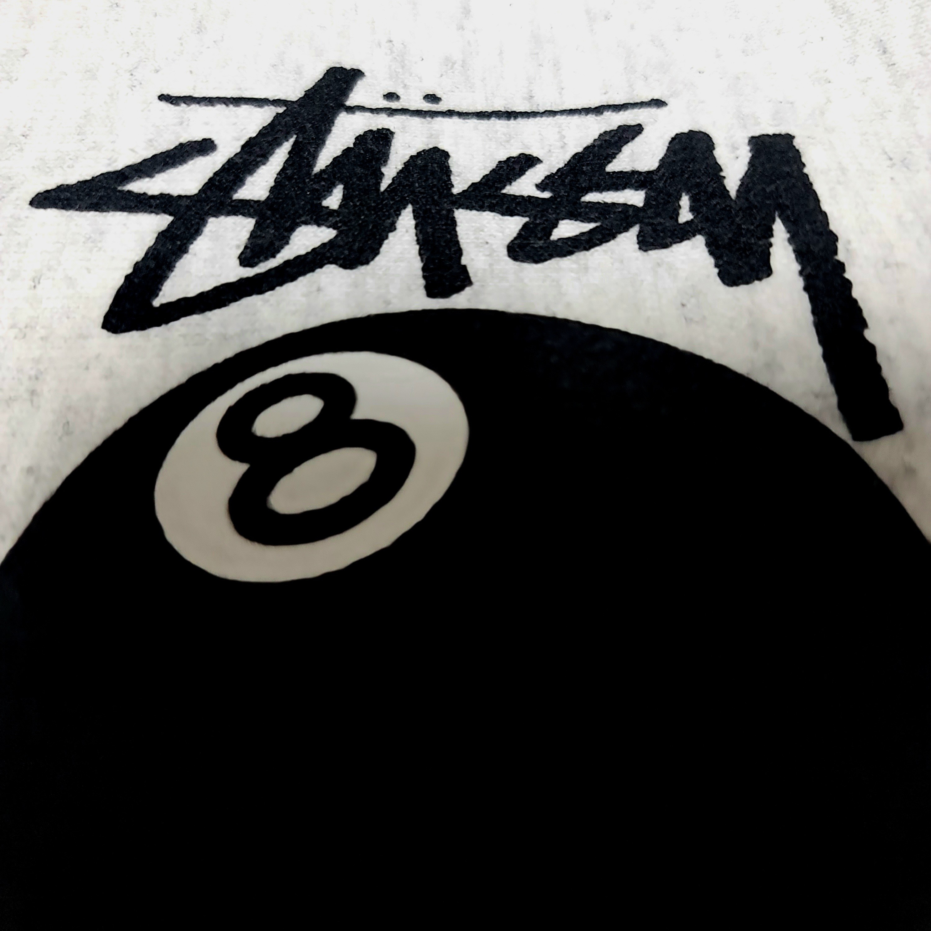 Stussy 8 Ball Zip Hoodie Ash Heather - 22SS 착용 스타일 - 1