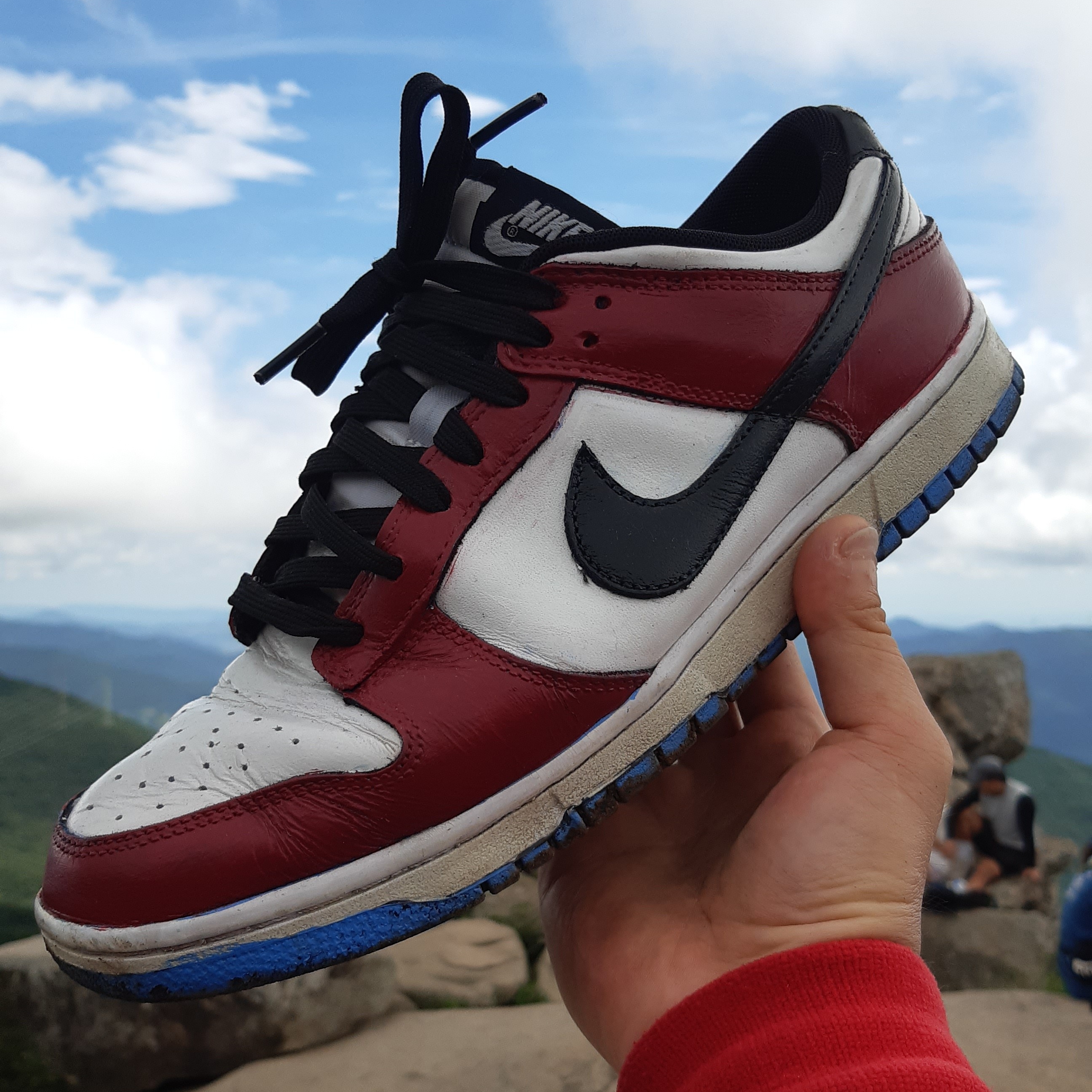 Nike Dunk Low Retro Black 착용 스타일 - 1