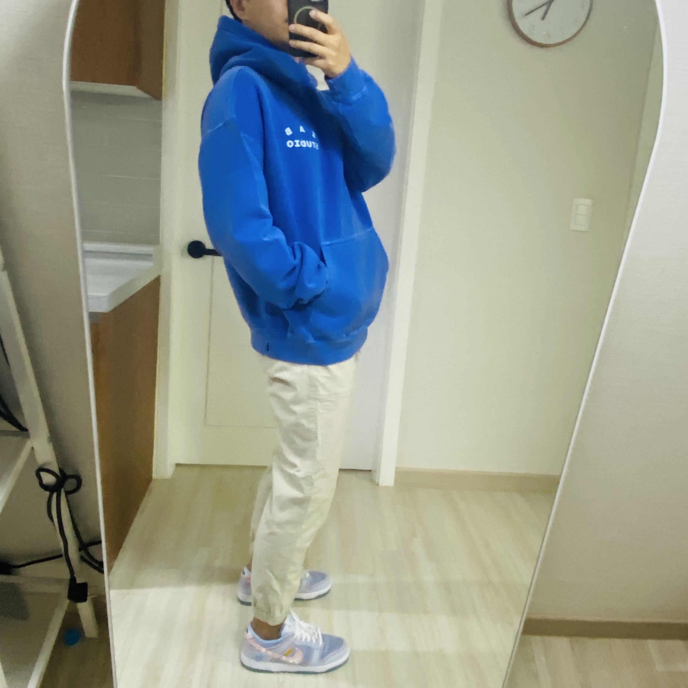 IAB Studio Pigment Hoodie Royal Blue - 22FW, Nike x Union Dunk Low Passport Pack Argon 착용 스타일 - 1