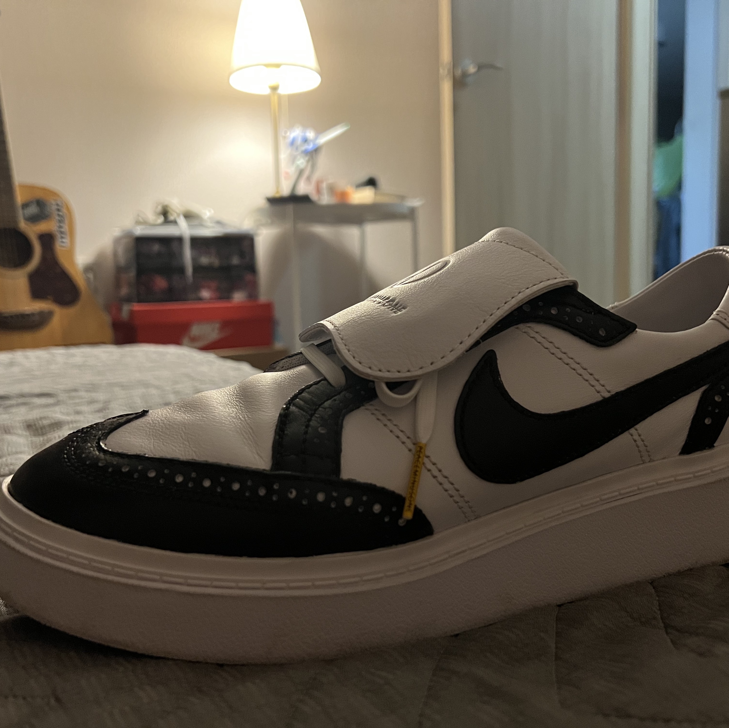 Nike x Peaceminusone Kwondo1 White 착용 스타일