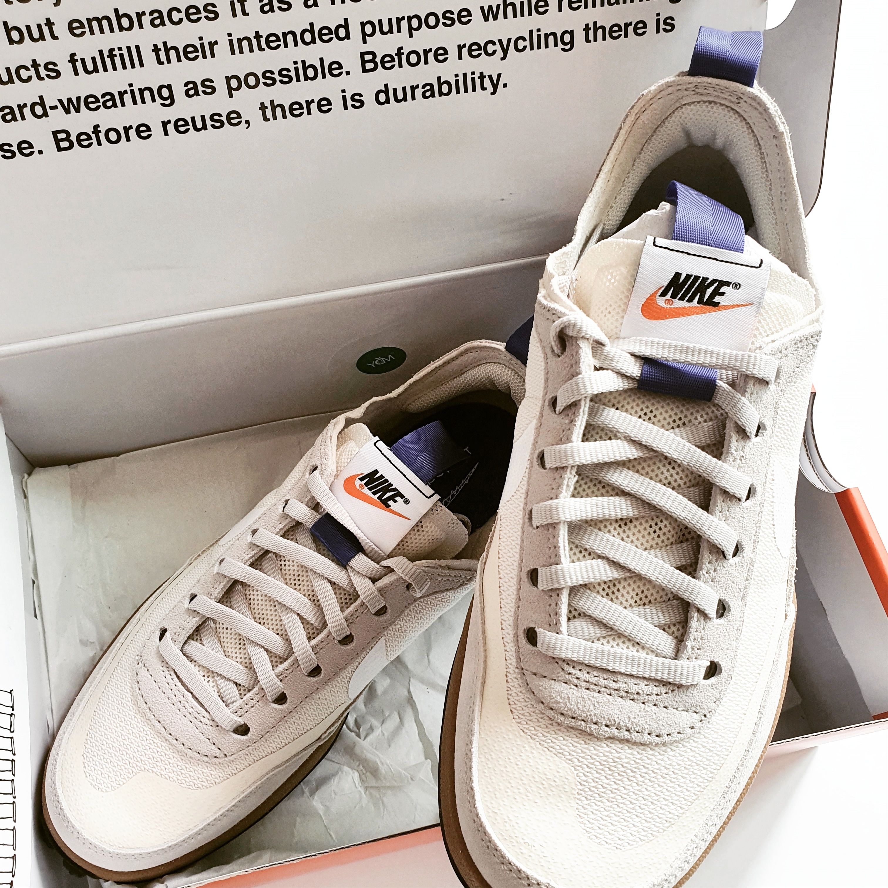 Nike x Tom Sachs General Purpose Shoe Light Cream 착용 스타일