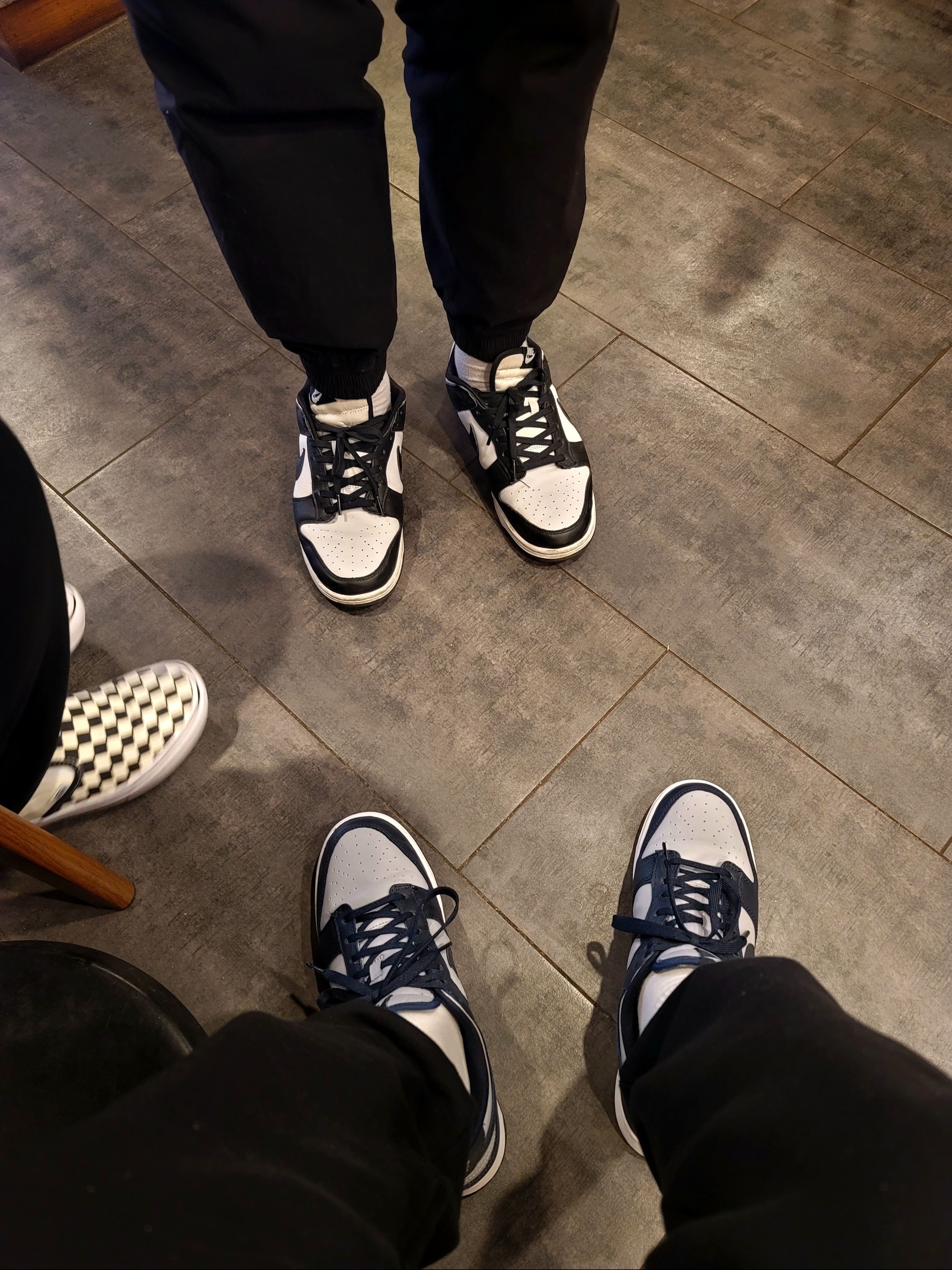Nike Dunk Low Retro Championship Grey 착용 스타일 - 1