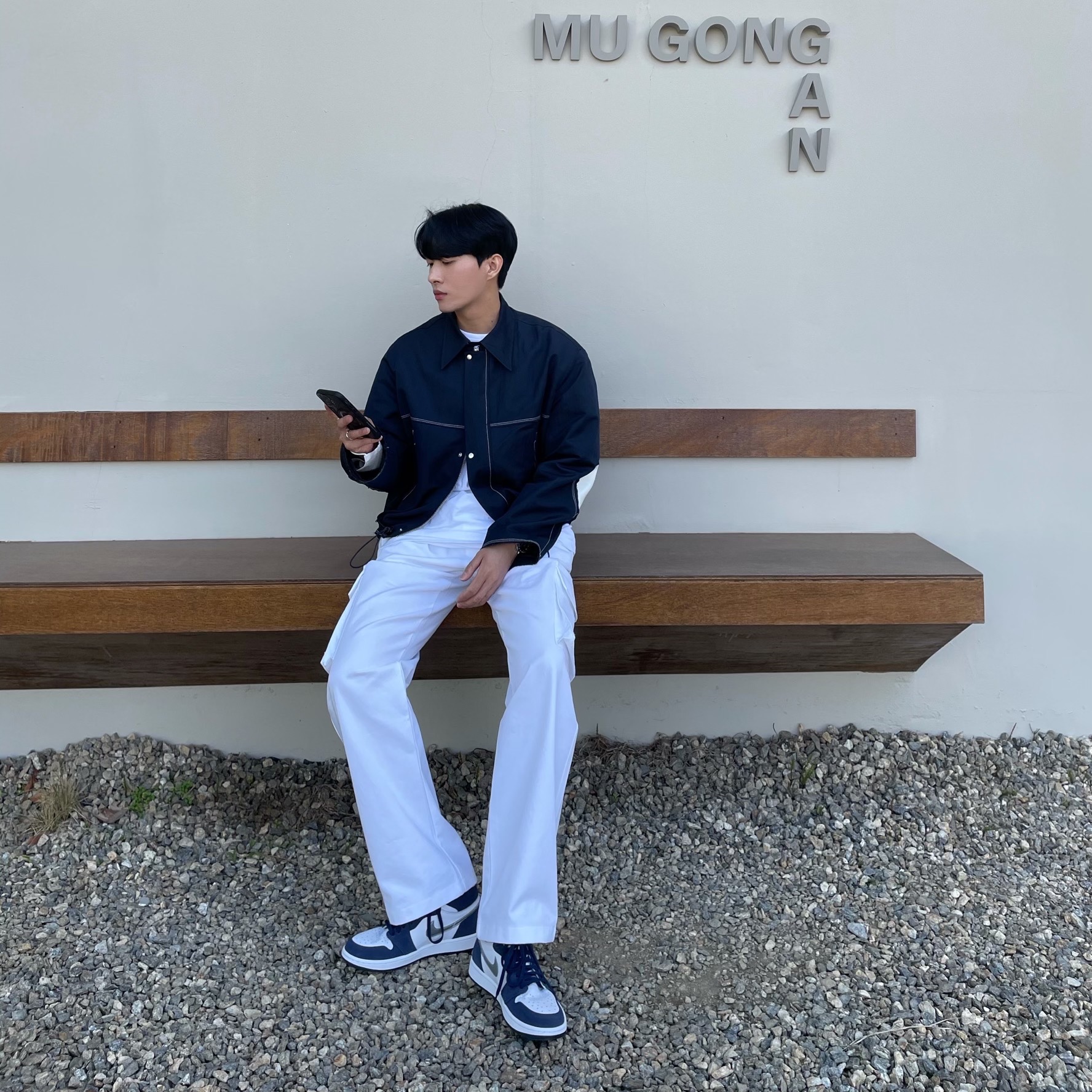 Jordan 1 Retro High OG CO.JP Midnight Navy 착용 스타일