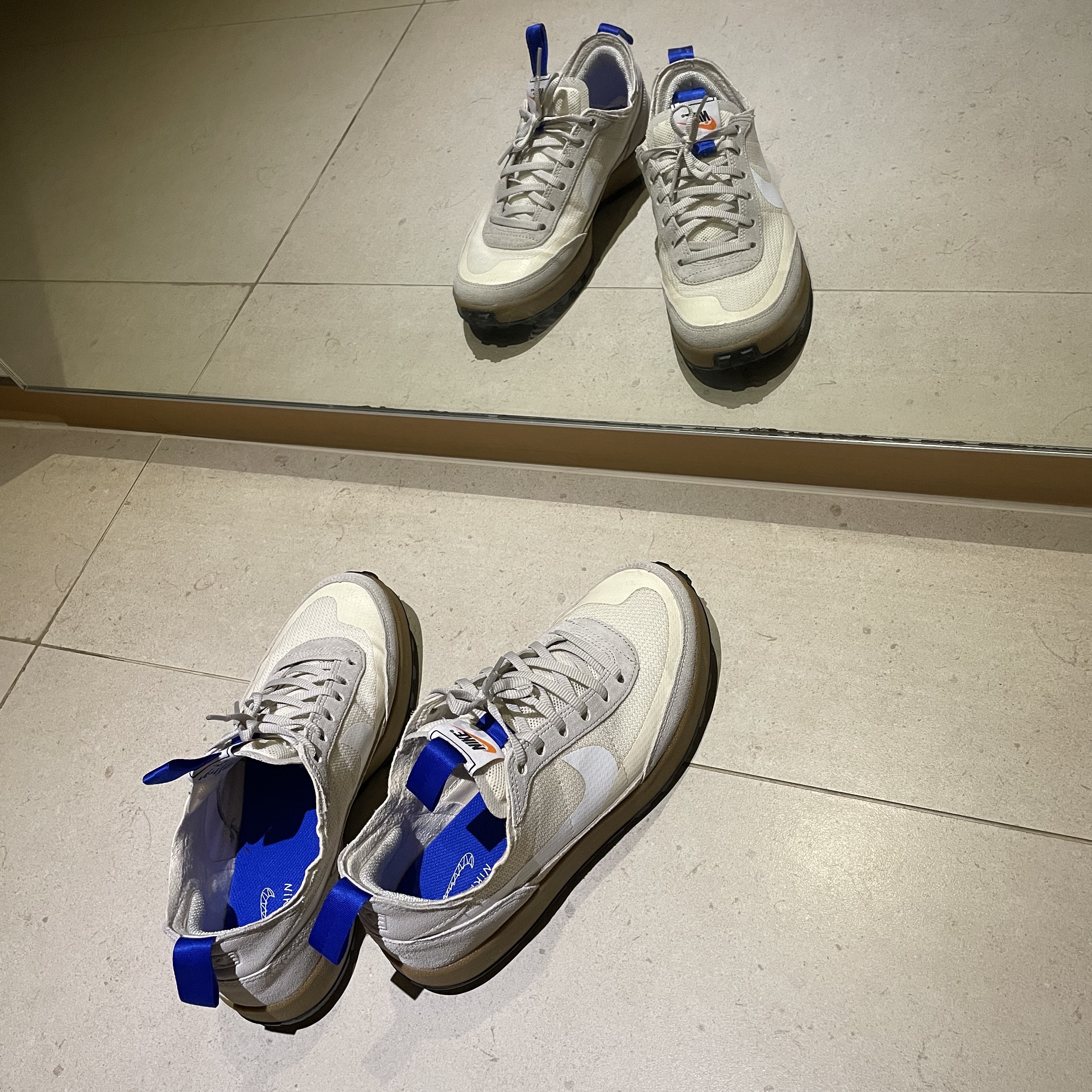 Nike x Tom Sachs General Purpose Shoe Light Cream 착용 스타일