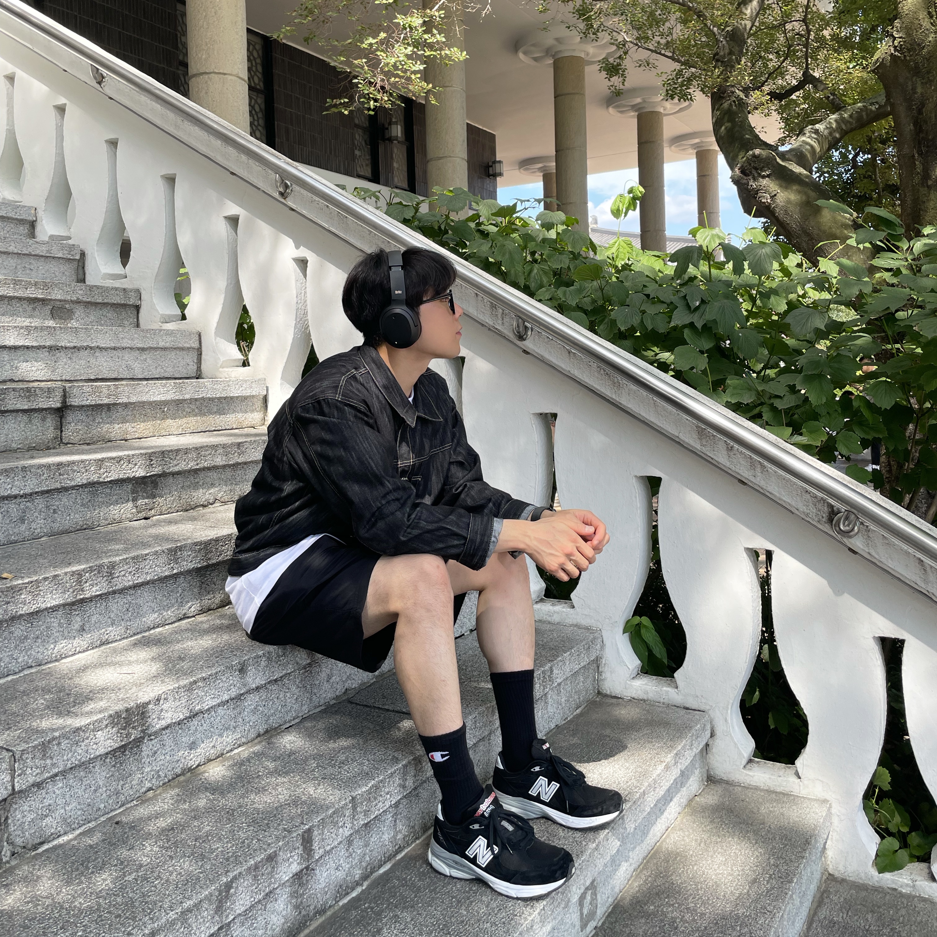 New Balance 990v3 Made in USA Black - D Standard 착용 스타일